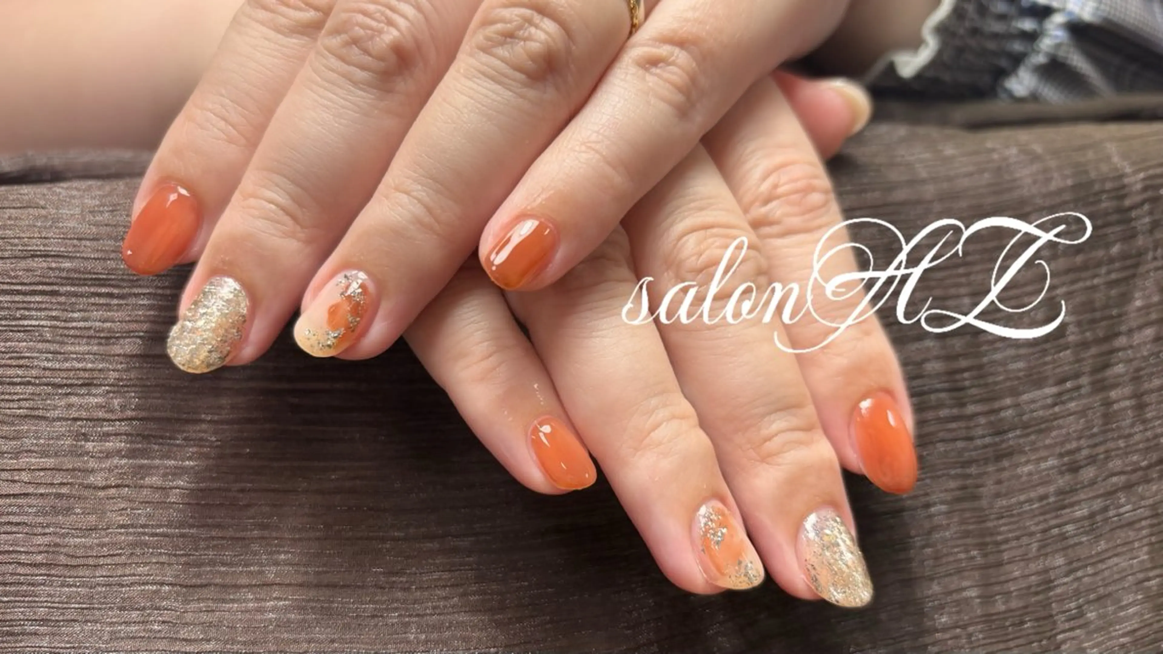 ネイル アートネイル 長さ出し フットネイル フレンチネイル ジェルネイル ハンドネイル salon AZのネイルデザイン