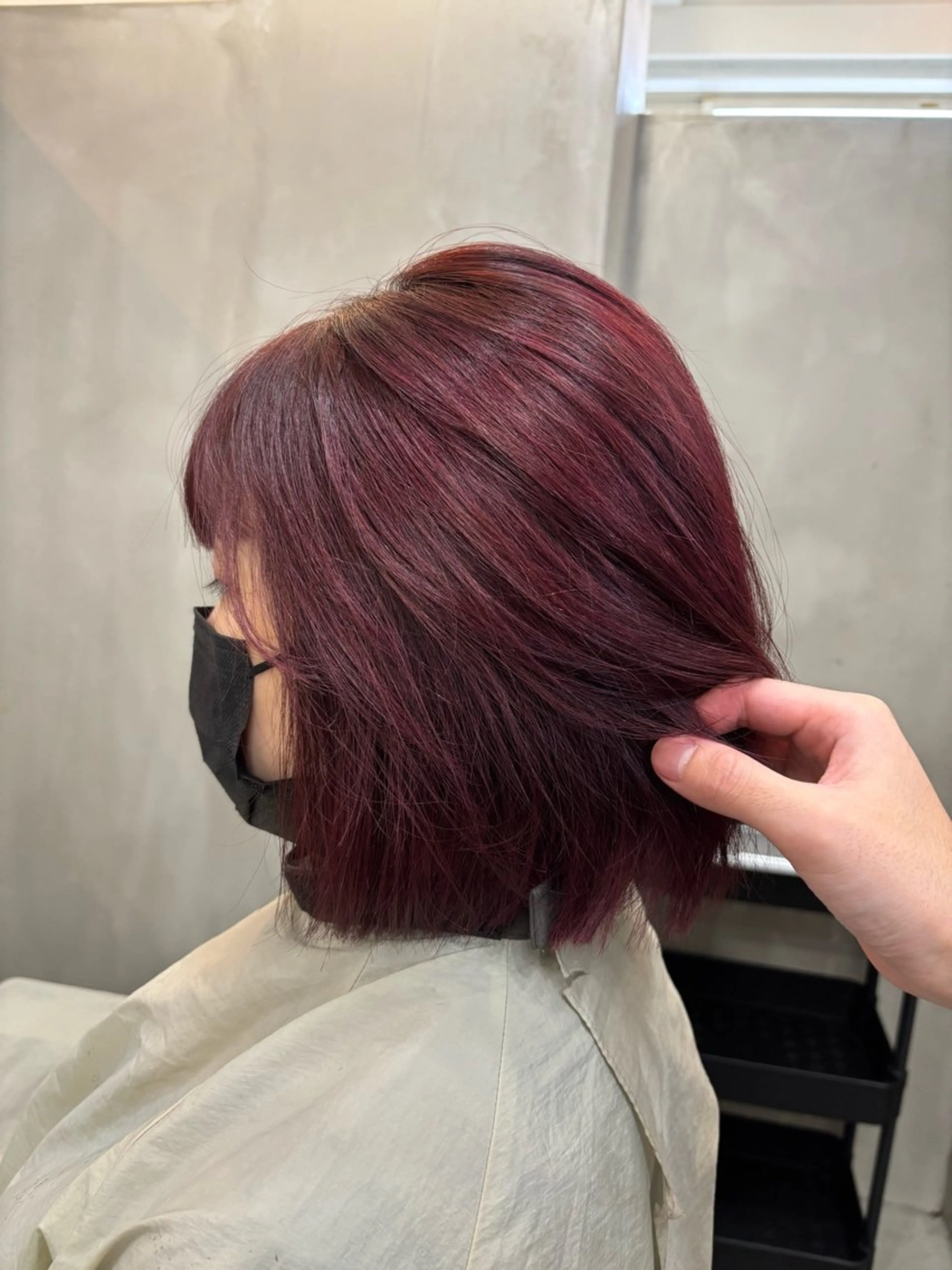 ショート カラー レッドカラー ヘアカラー VOYAGE所属・中園 康のヘアスタイル