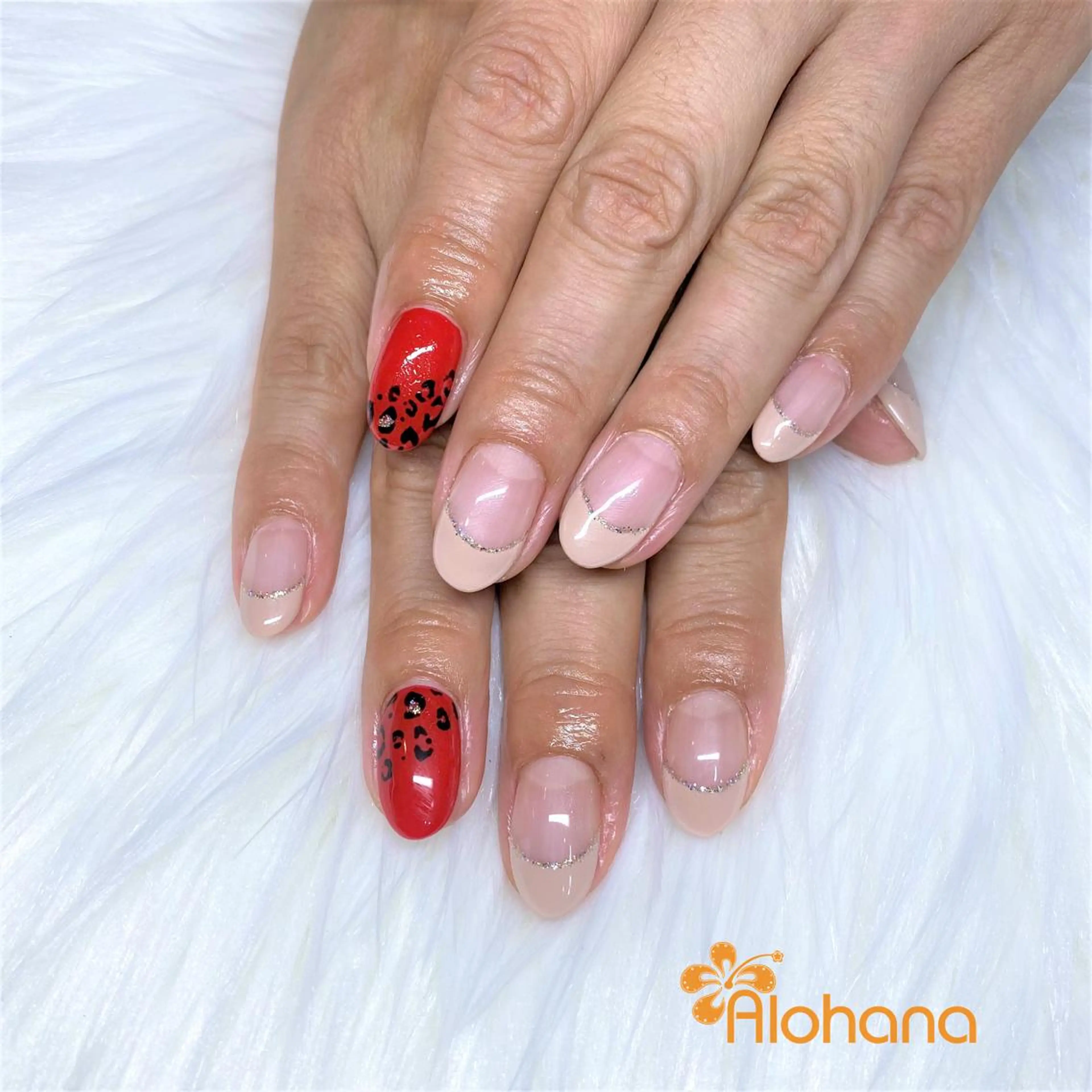 ネイル アニマル柄 ハンドネイル Alohana所属・Alohana Minaのネイルデザイン