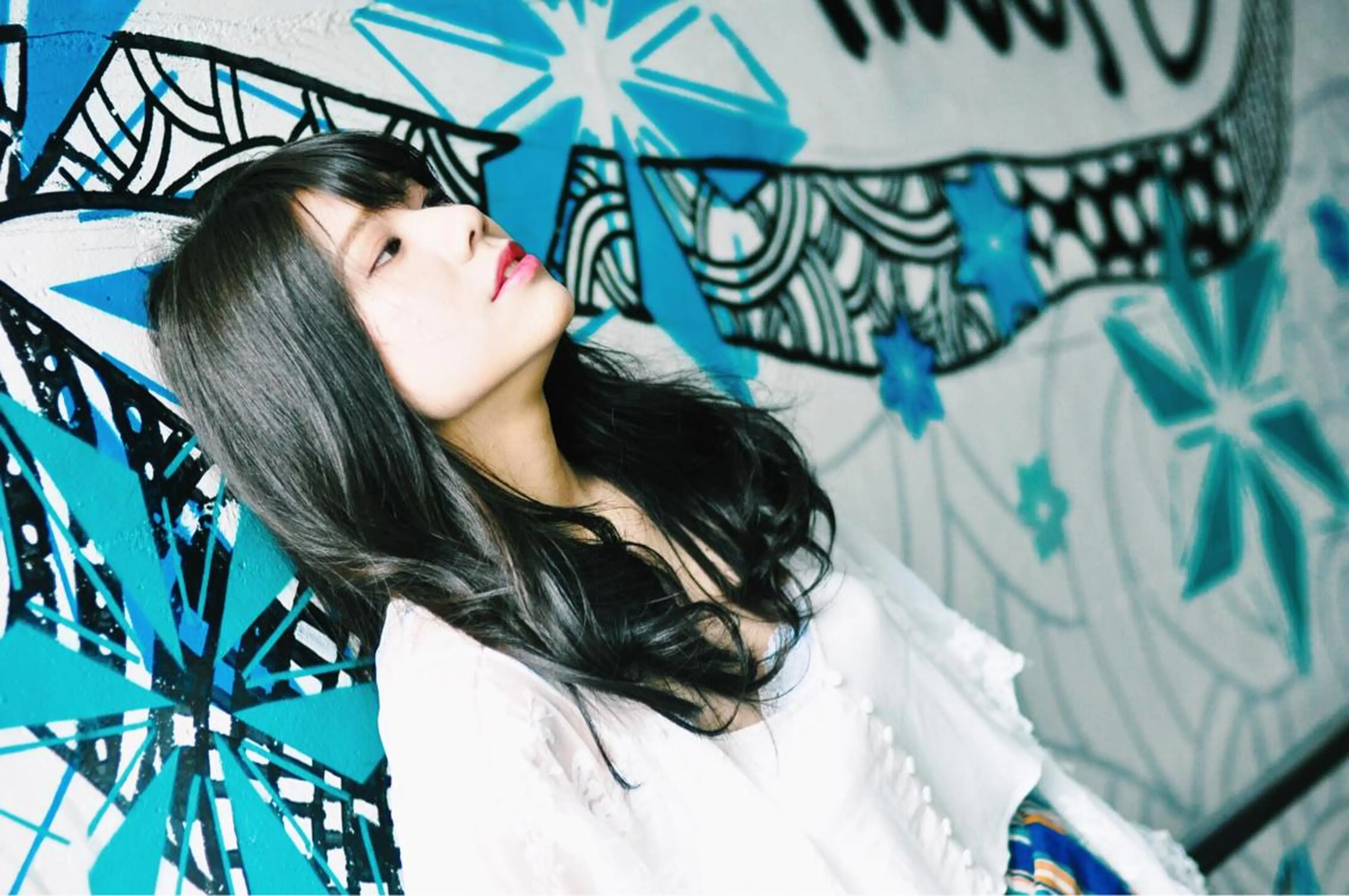 ロング カラー パーマ ヘアアレンジ ブルーカラー ブルージュ 透明感カラー 野口 秀人 🦋髪質改善🫧のヘアスタイル