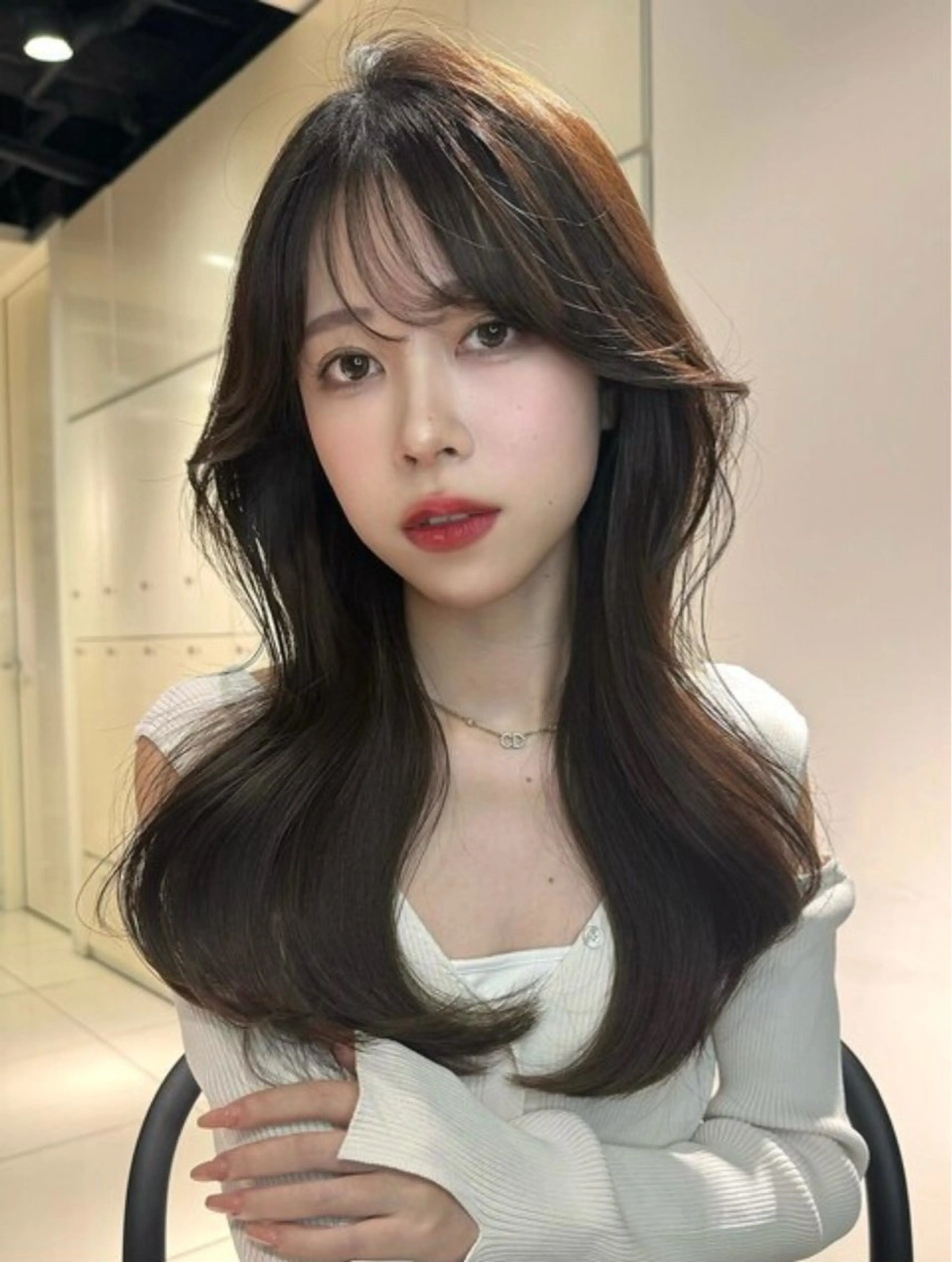 【1番人気🎀】透明感カラー+髪質改善トリートメント🩰の写真