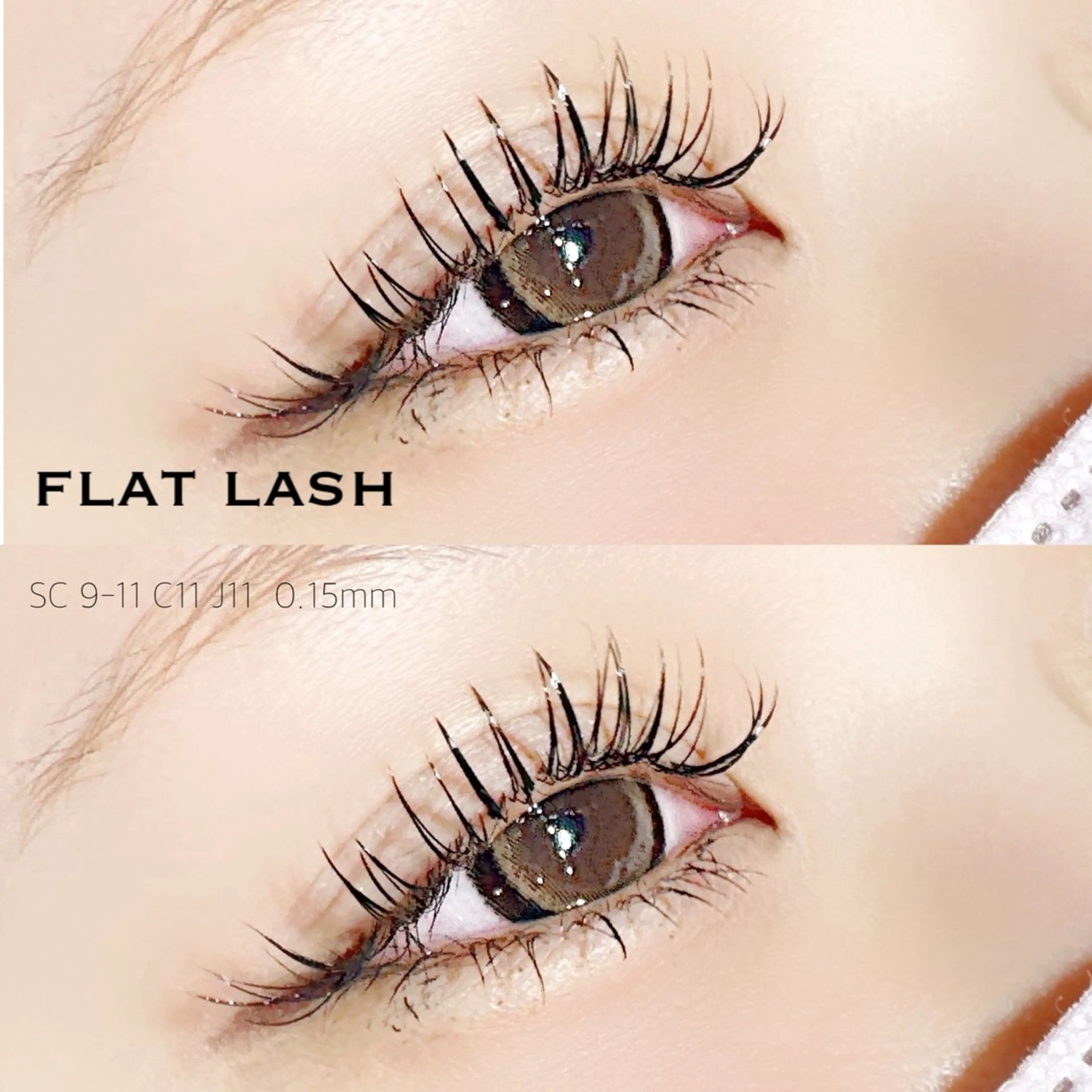 マツエク フラットラッシュ《160本》の写真