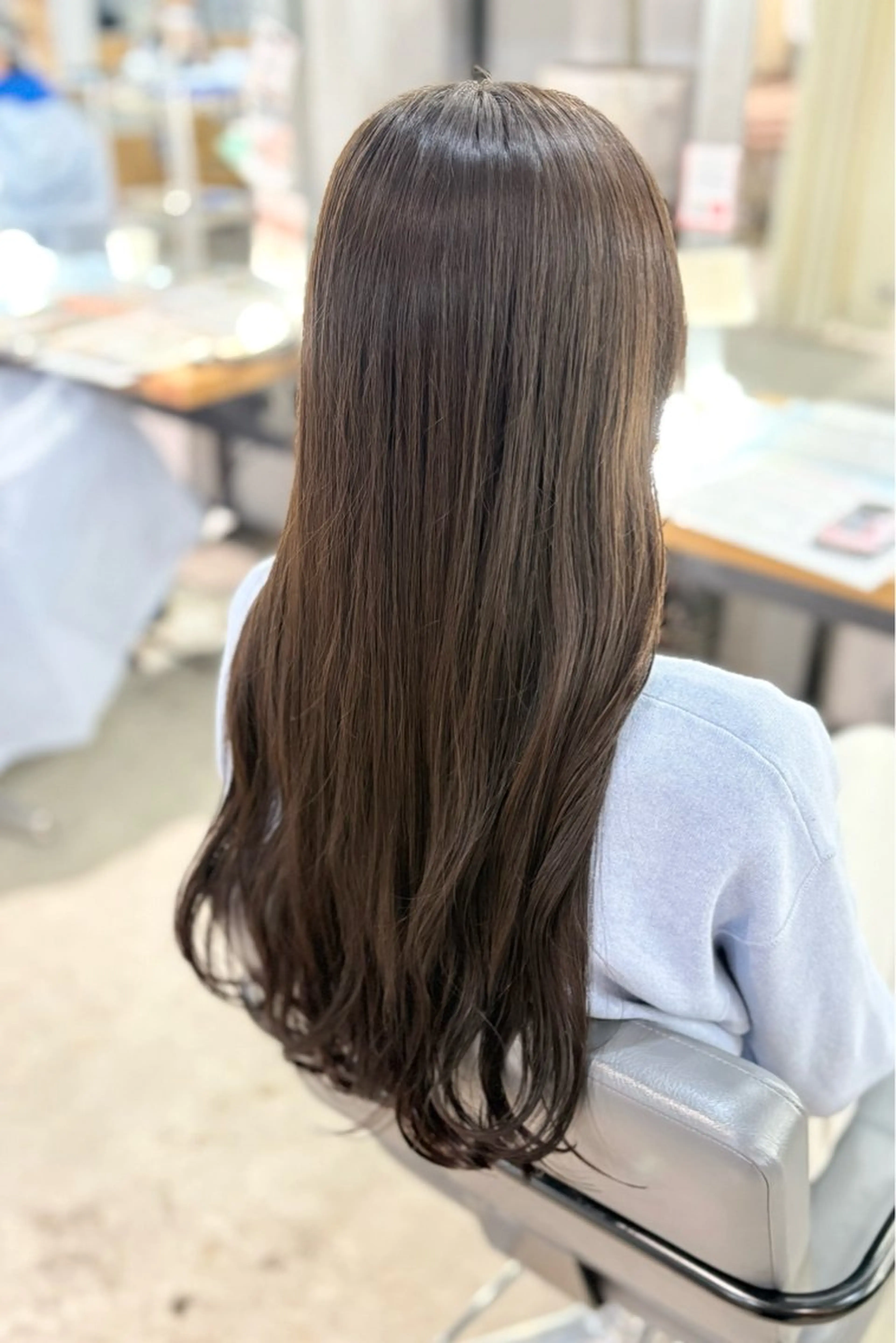 ロング カラー カット ヘアカラー 菊地 紗矢のヘアスタイル