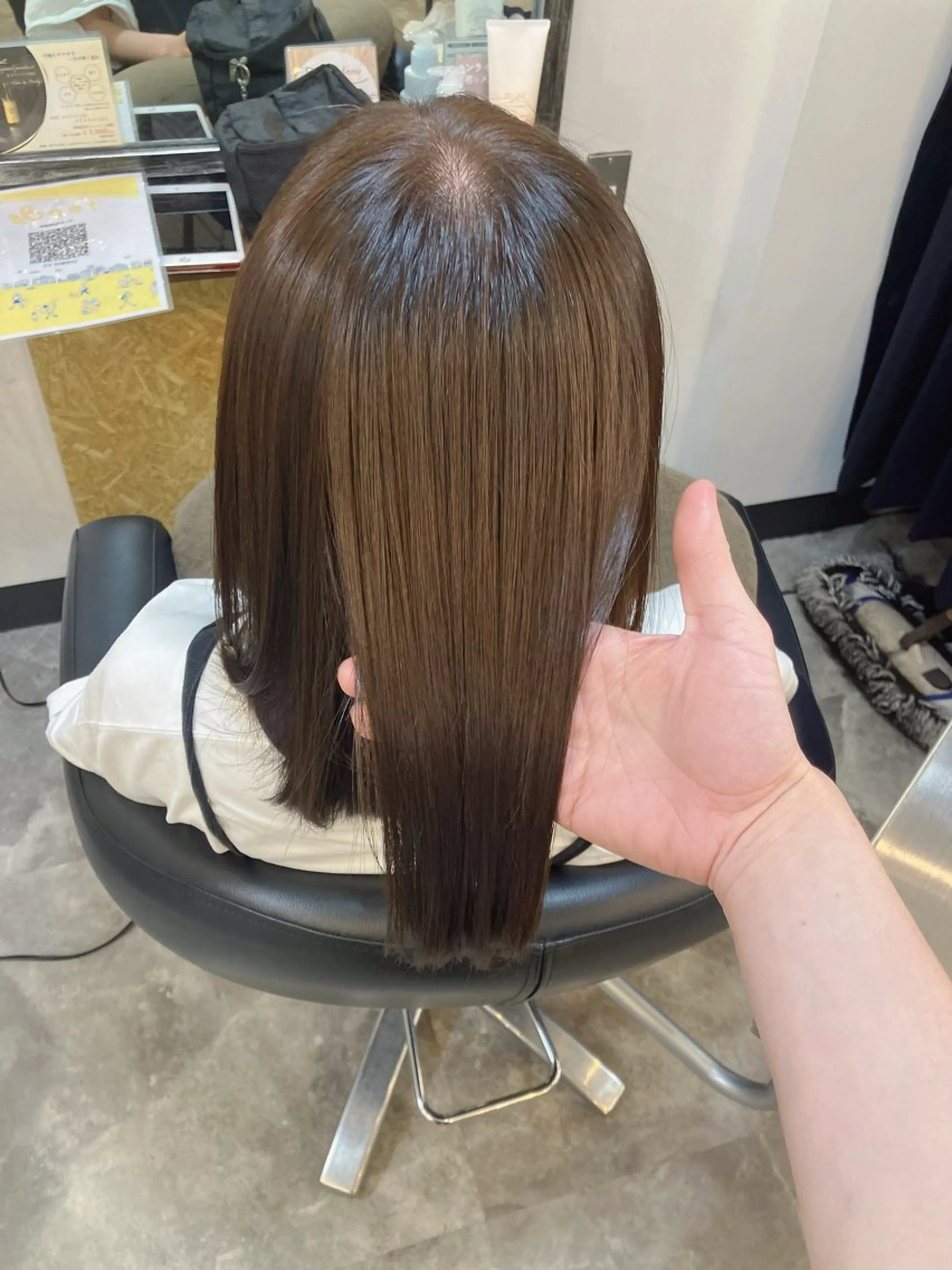 セミロング 縮毛矯正 トリートメント ✨艶髪特化✨ 後藤圭太のヘアスタイル