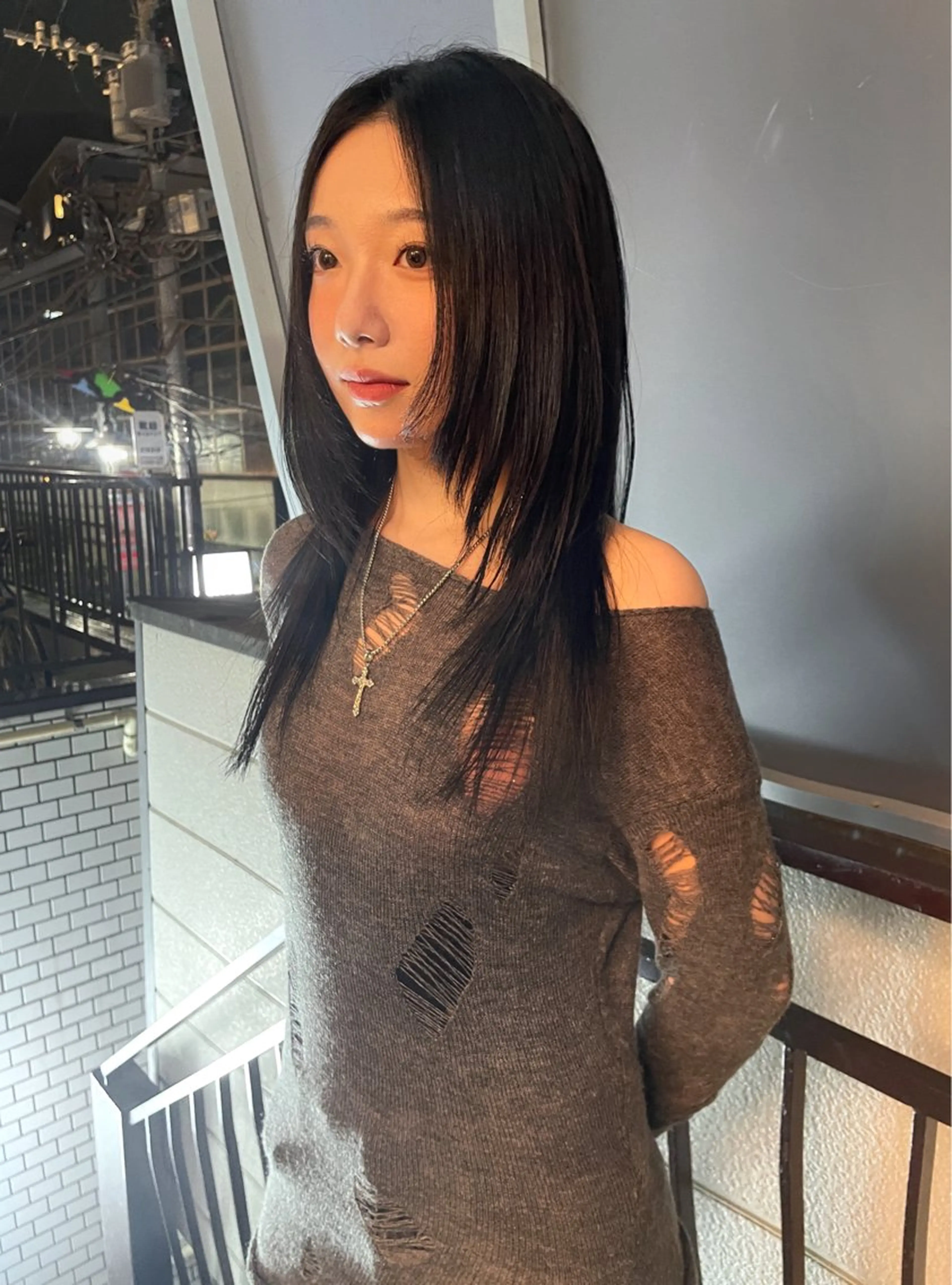 ロング カラー レイヤーカット toiro所属・似合わせカット/ naokoのヘアスタイル