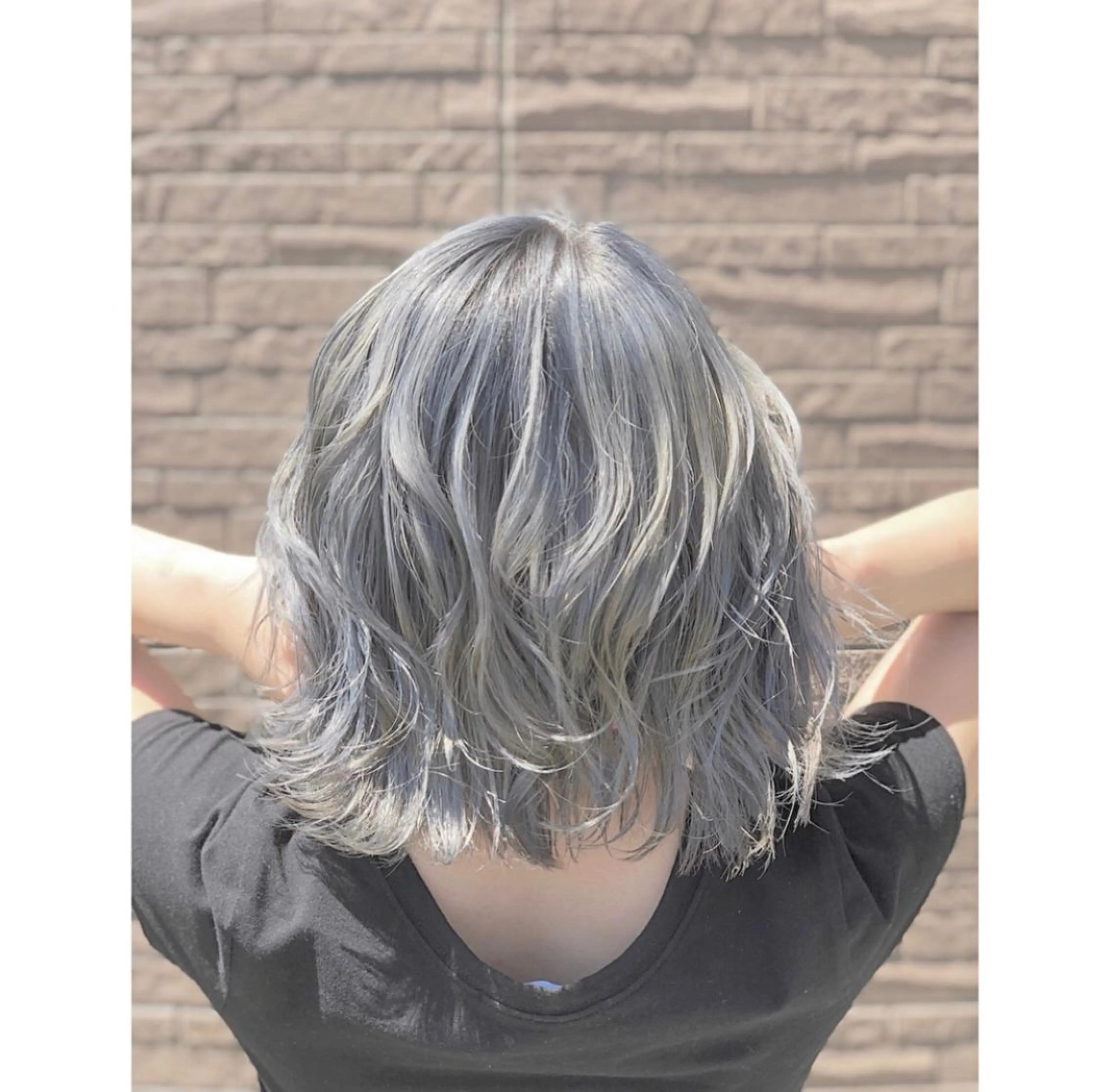 ショート カラー バレイヤージュ デザインカラー グラデーションカラー ハイライトカラー ハイトーンカラー アンドウ ユウ/ レイヤーカット/韓国のヘアスタイル