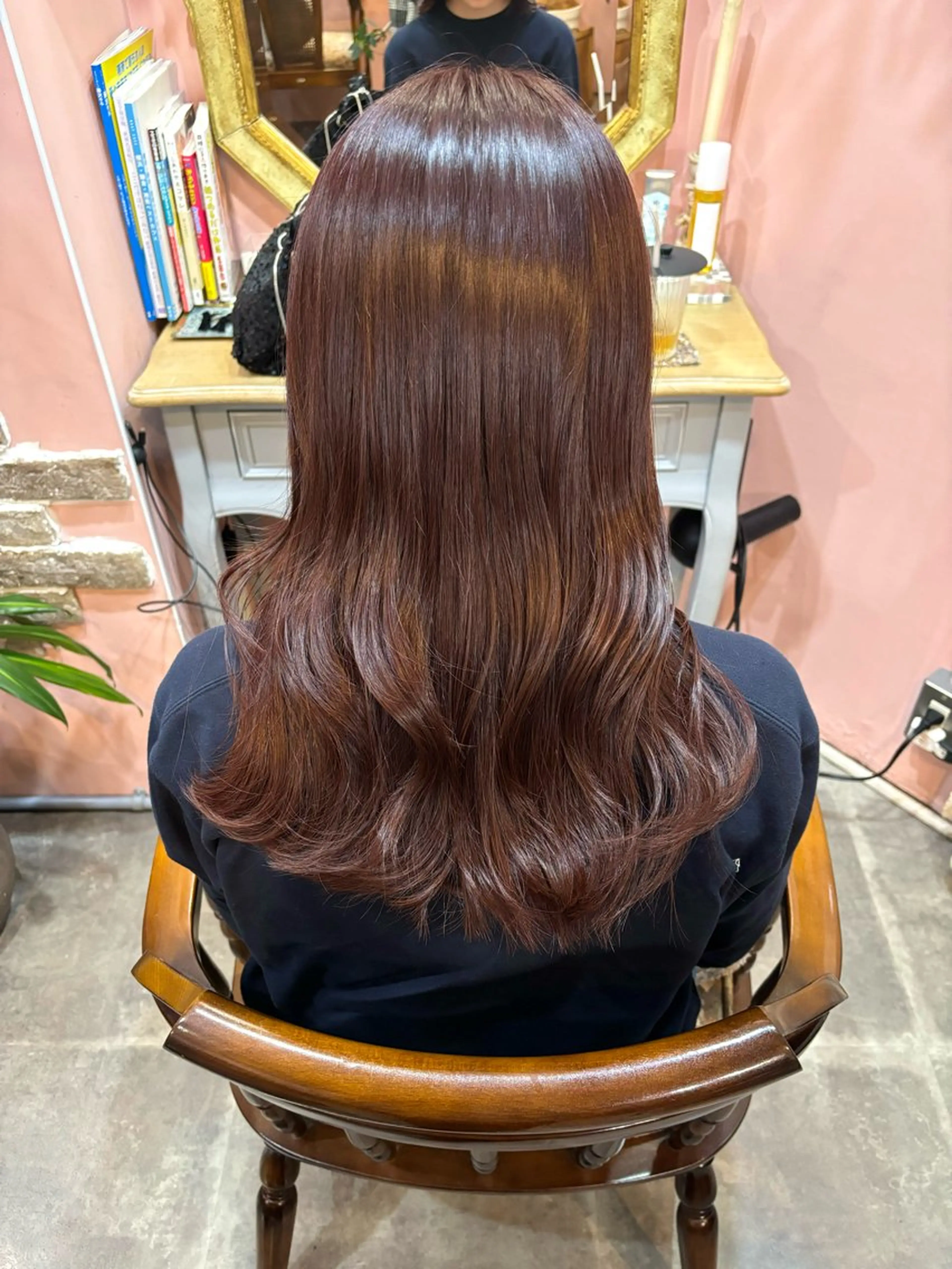 ロング カラー レッドカラー YARD所属・住 真優/艶髪カラー /モデル様募集中✨のヘアスタイル