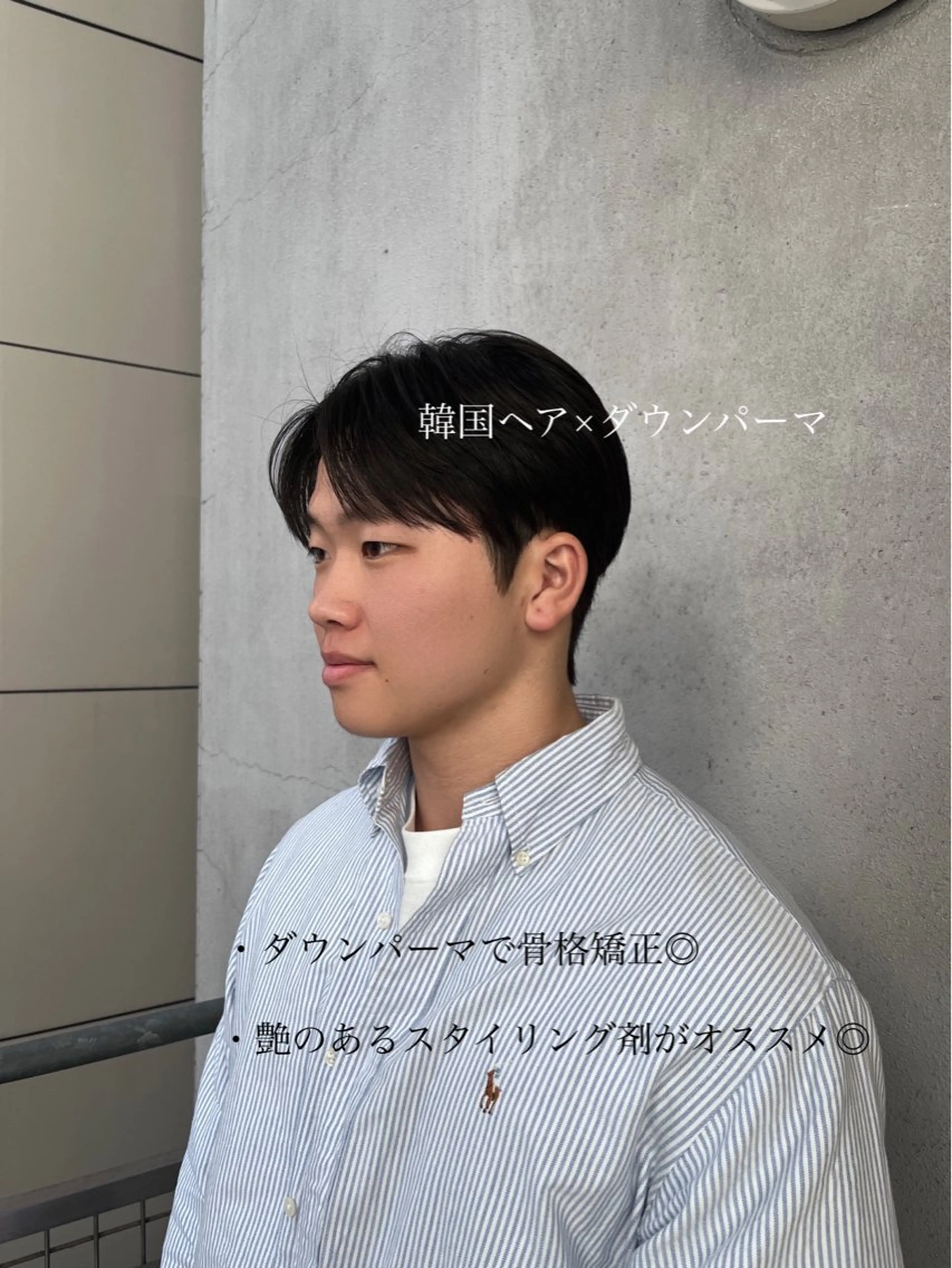 パーマ メンズ ダウンパーマ メンズ韓国風 メンズパーマ カット パーマ トリートメント 💠つたふうか/ 韓国/メンズヘア💠のヘアスタイル