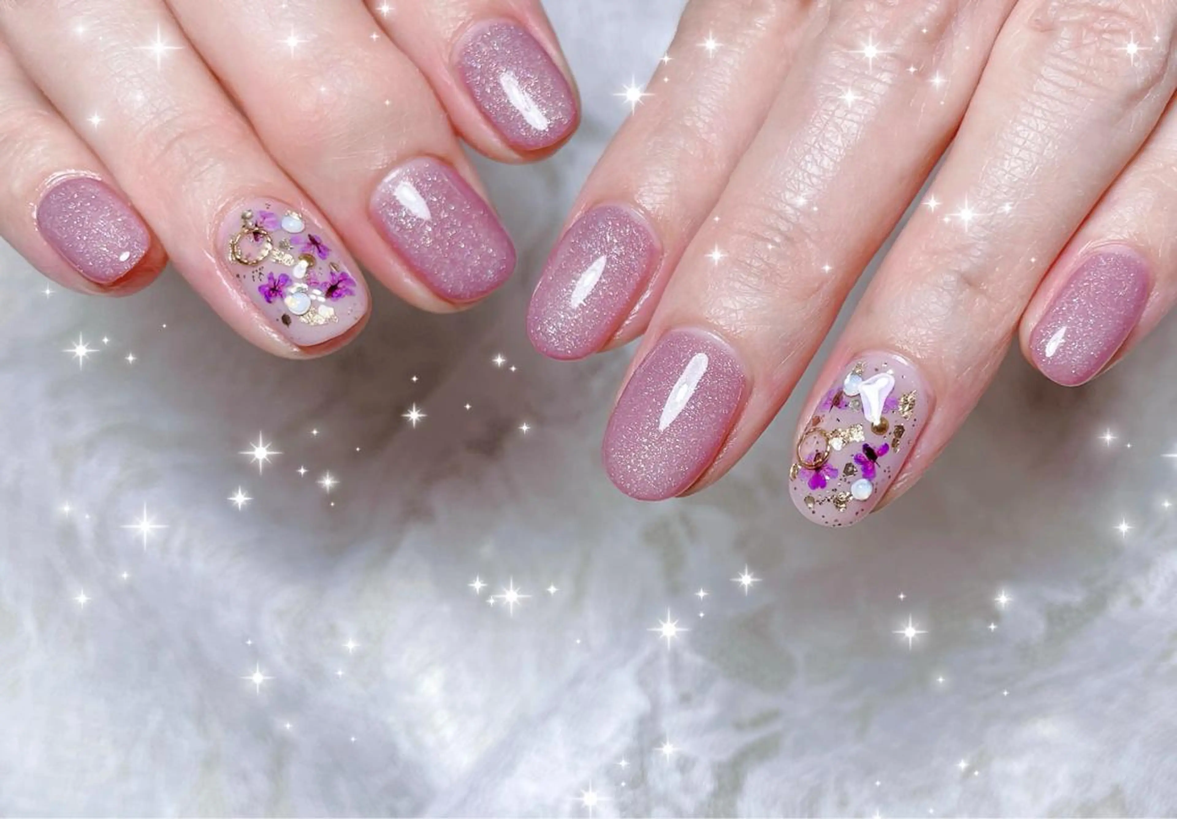 ネイル アートネイル ハンドネイル FLARE NAIL フレアネイルのネイルデザイン