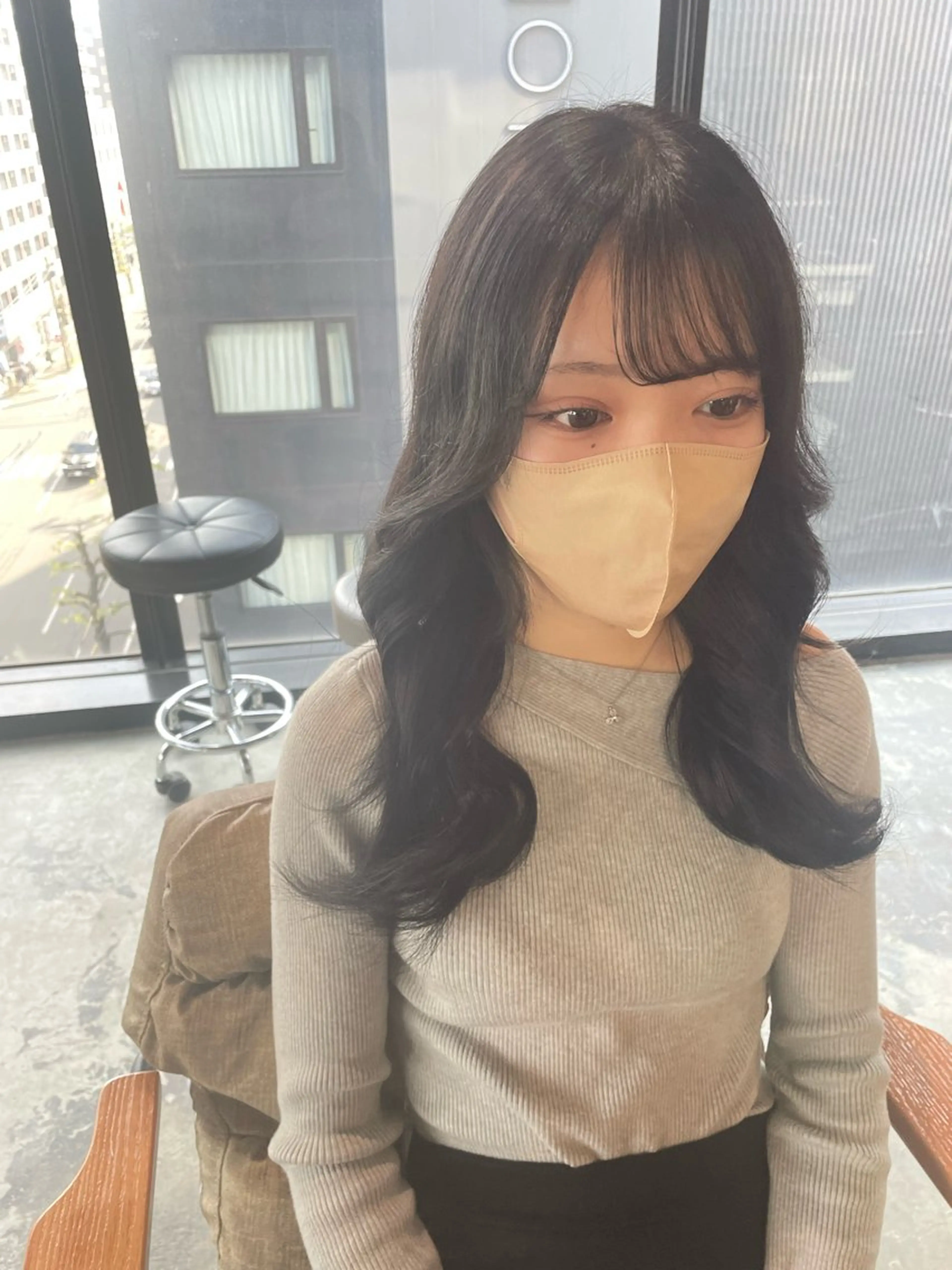 カラー La fith hair ray 札幌店所属・顔まわり/W カラー/リョウのヘアスタイル