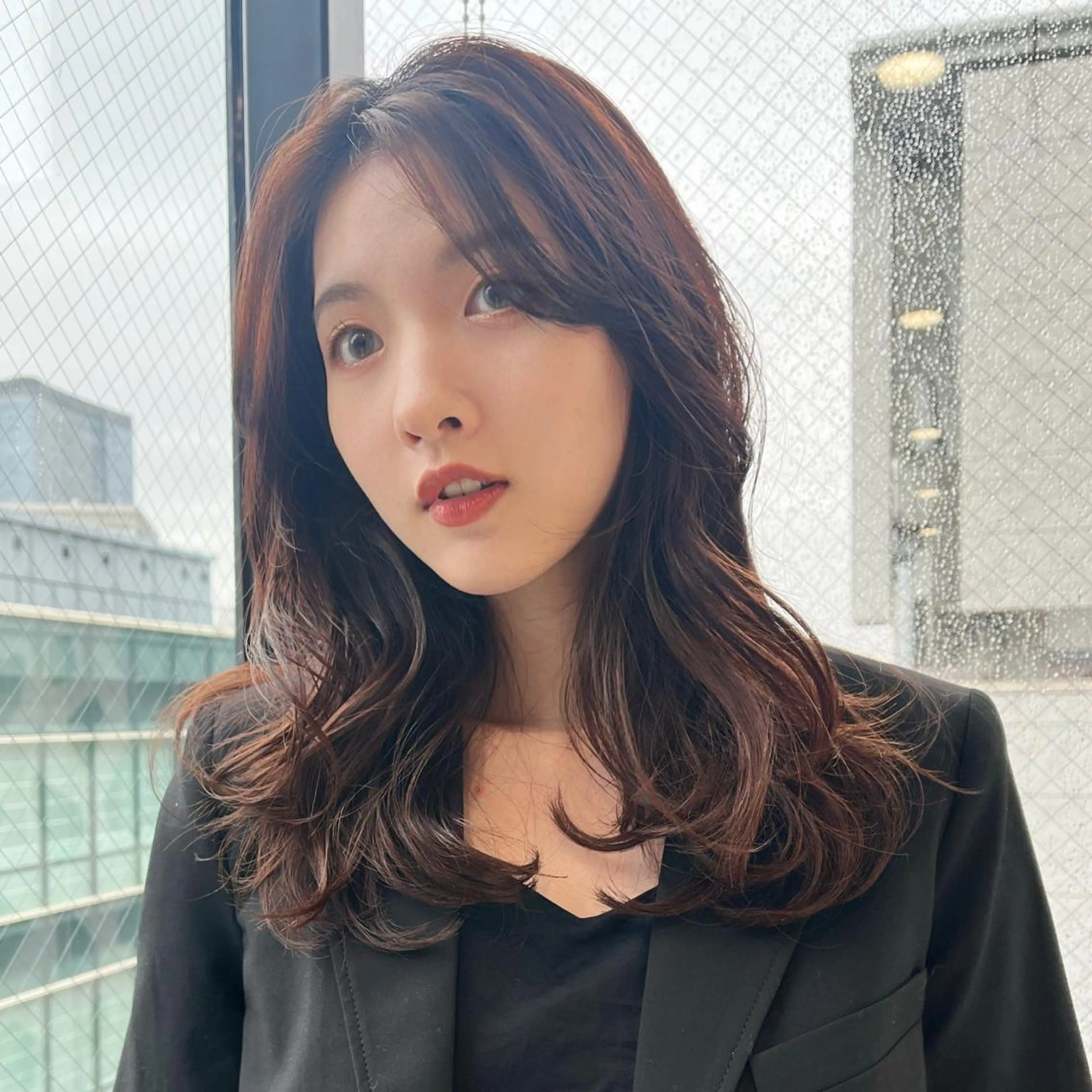 ロング カラー Je suis heureuse Tres所属・早朝セット☀️ レイヤー/Momoのヘアスタイル