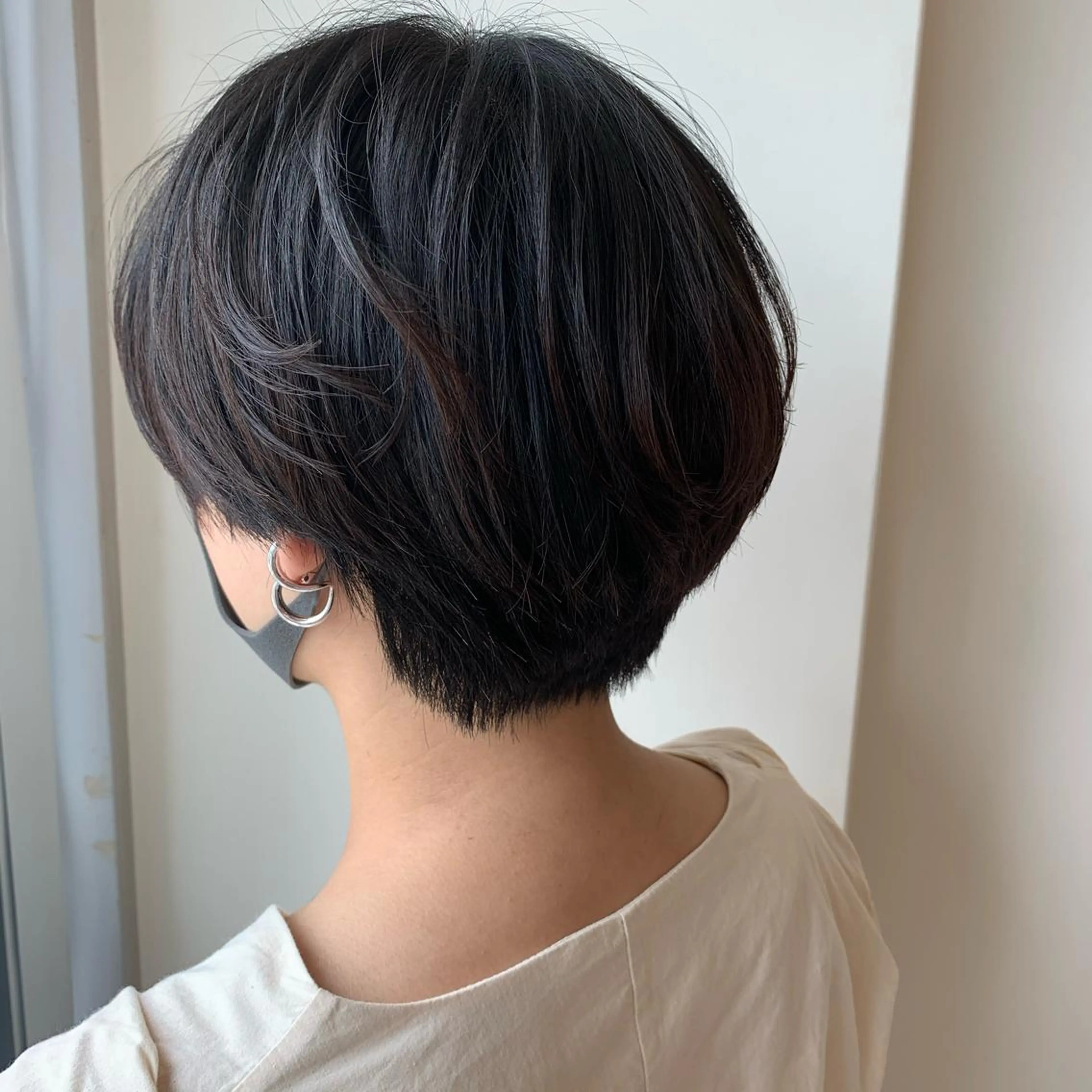 ショート ハンサムショート ショートヘア ボブウルフ／ボブ Satsuki【名駅のヘアスタイル