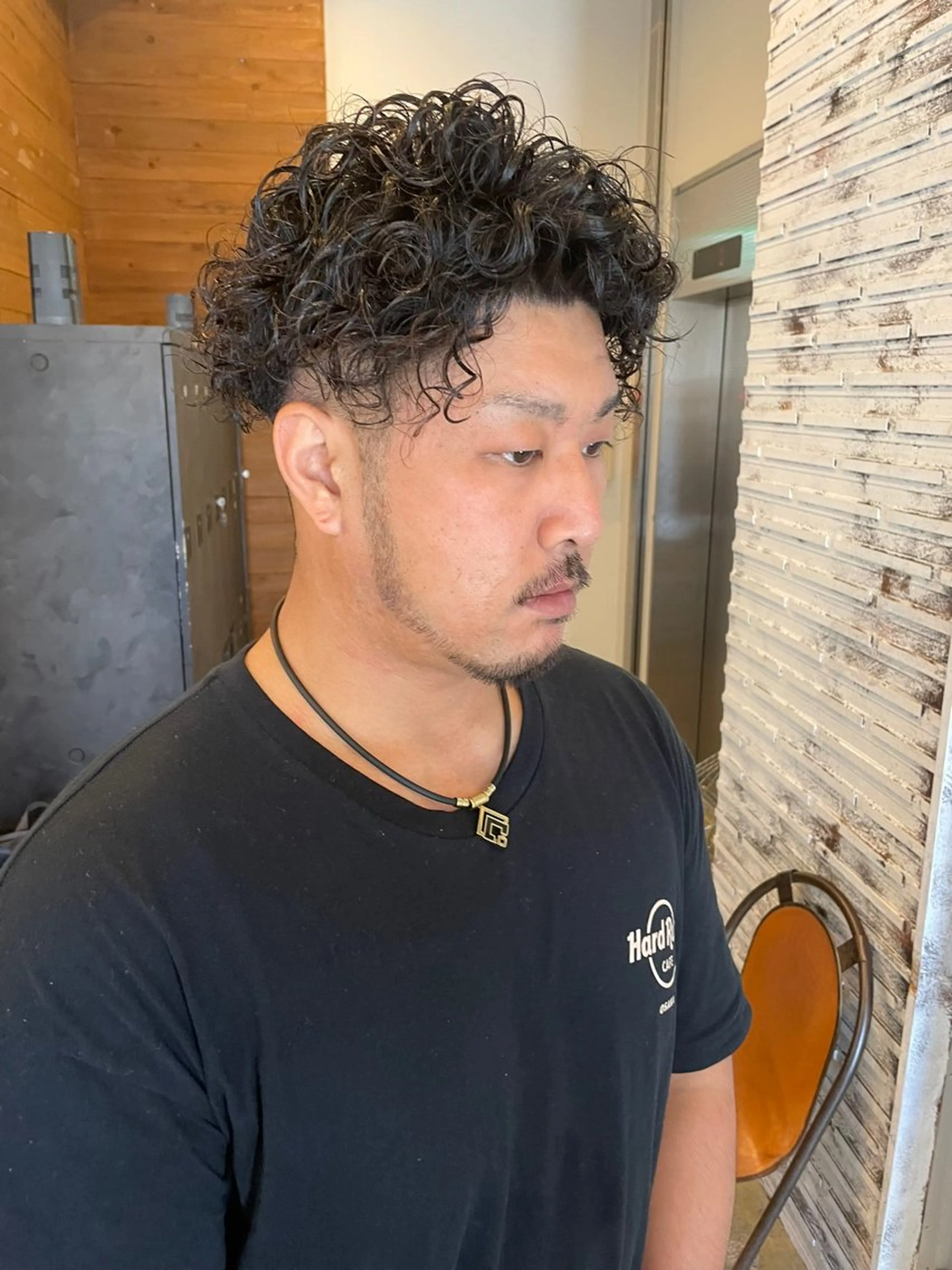 ショート パーマ メンズ パーマ特化 motooのヘアスタイル