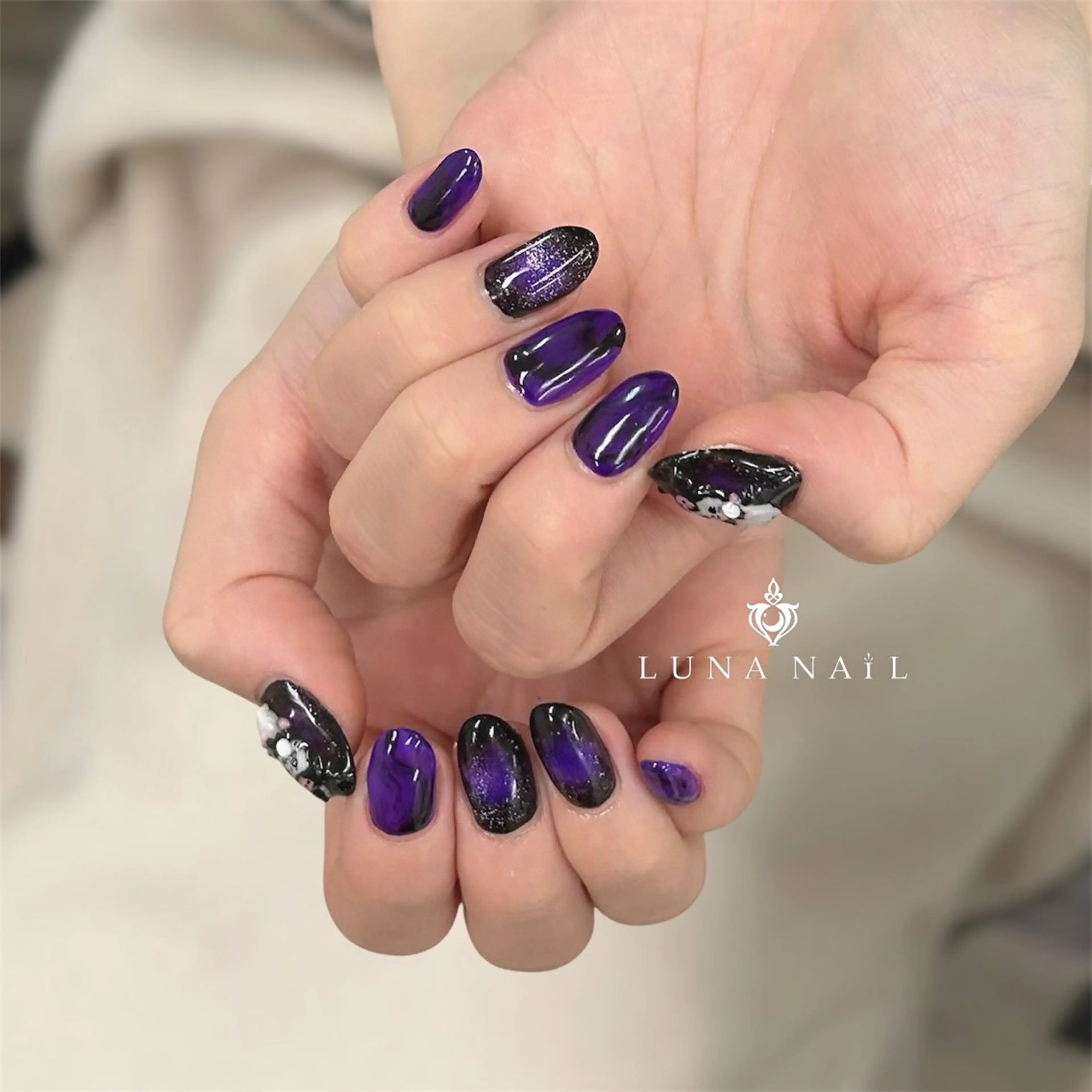 ネイル アートネイル ハンドネイル アトリエ　ミモザ所属・いまむら あかりのネイルデザイン