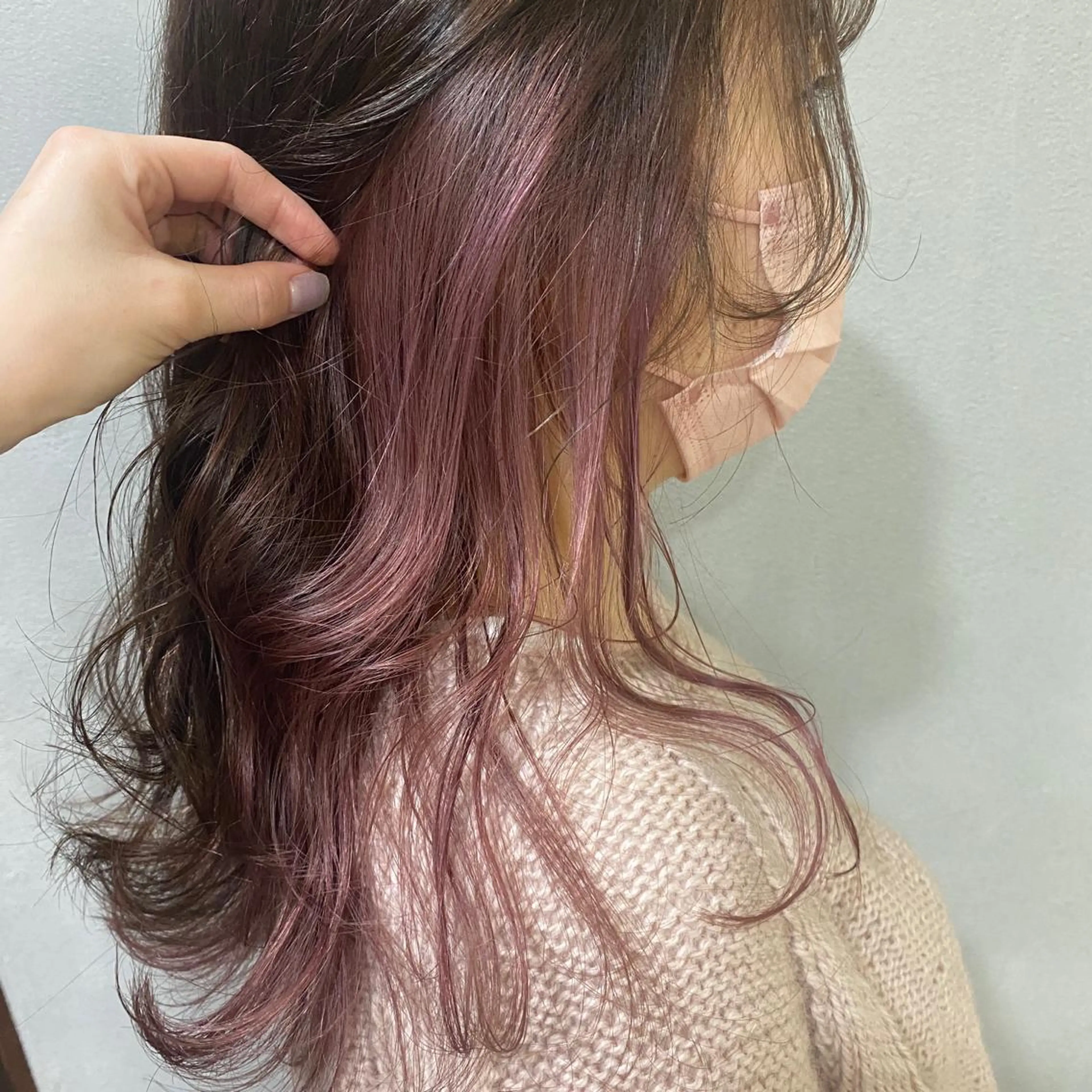 ロング カラー 舟橋 りんかのヘアスタイル