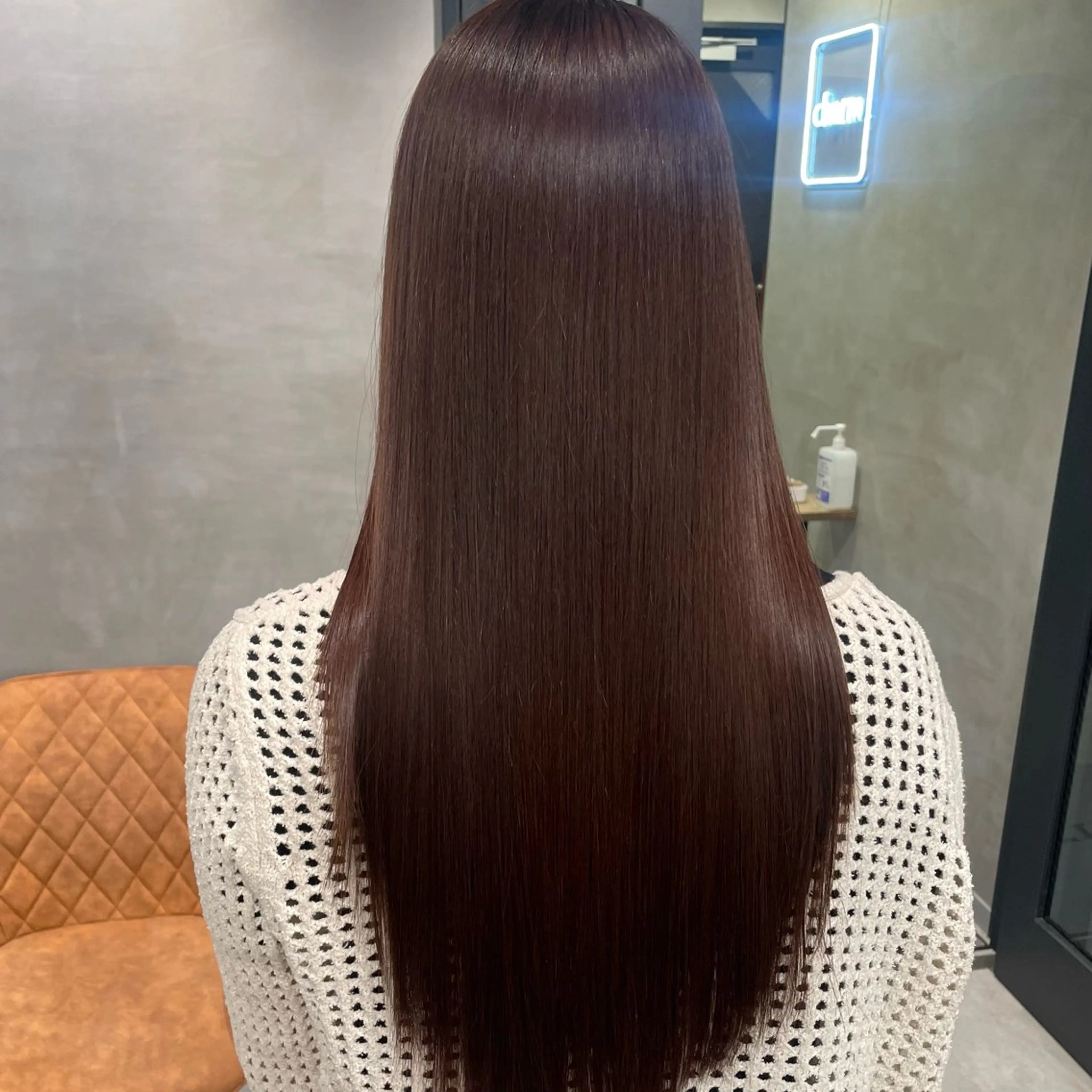 ロング カット 縮毛矯正 トリートメント ヘッドスパ ヘアセット 暖色レイヤー 🥀REIRIのヘアスタイル