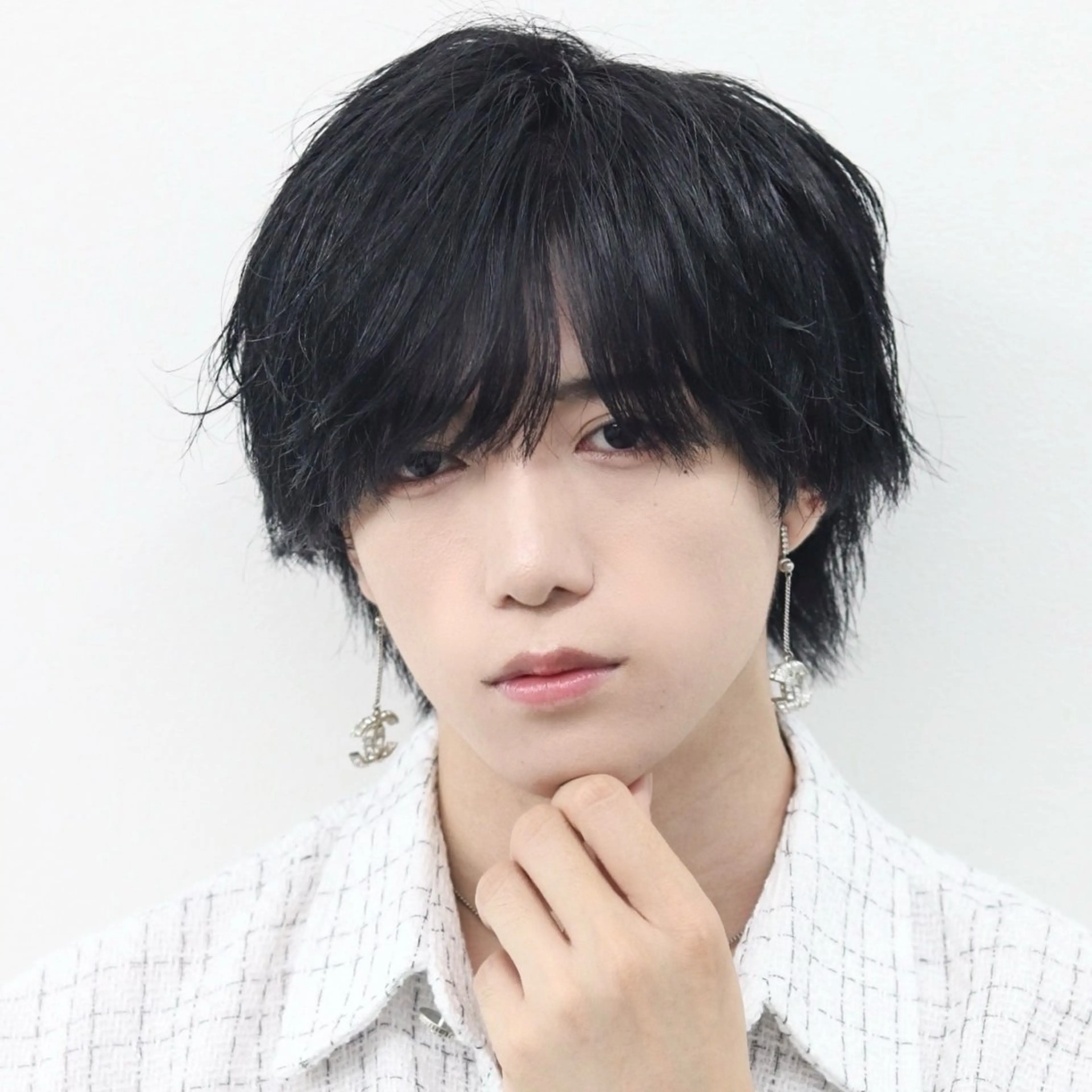 ミディアム カラー パーマ メンズ カット トリートメント シースルーマッシュ/ メンズ/KYOHEIのヘアスタイル