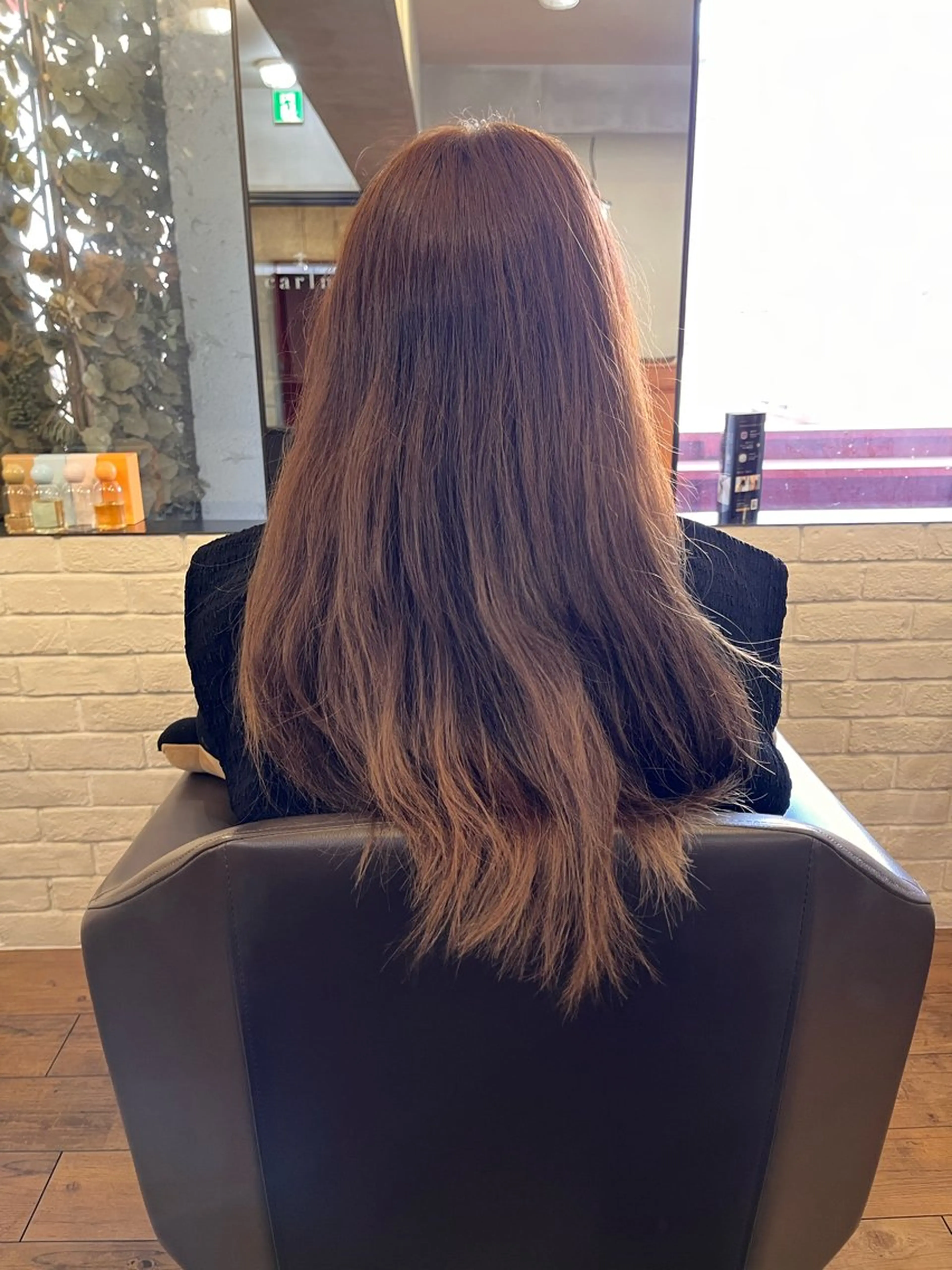 ロング カラー ベージュカラー 透明感カラー オリーブベージュ 入学式 学生 カット ヘアカラー 薬院:今泉/上川美幸 大人ヘア/暗髪カラーのヘアスタイル