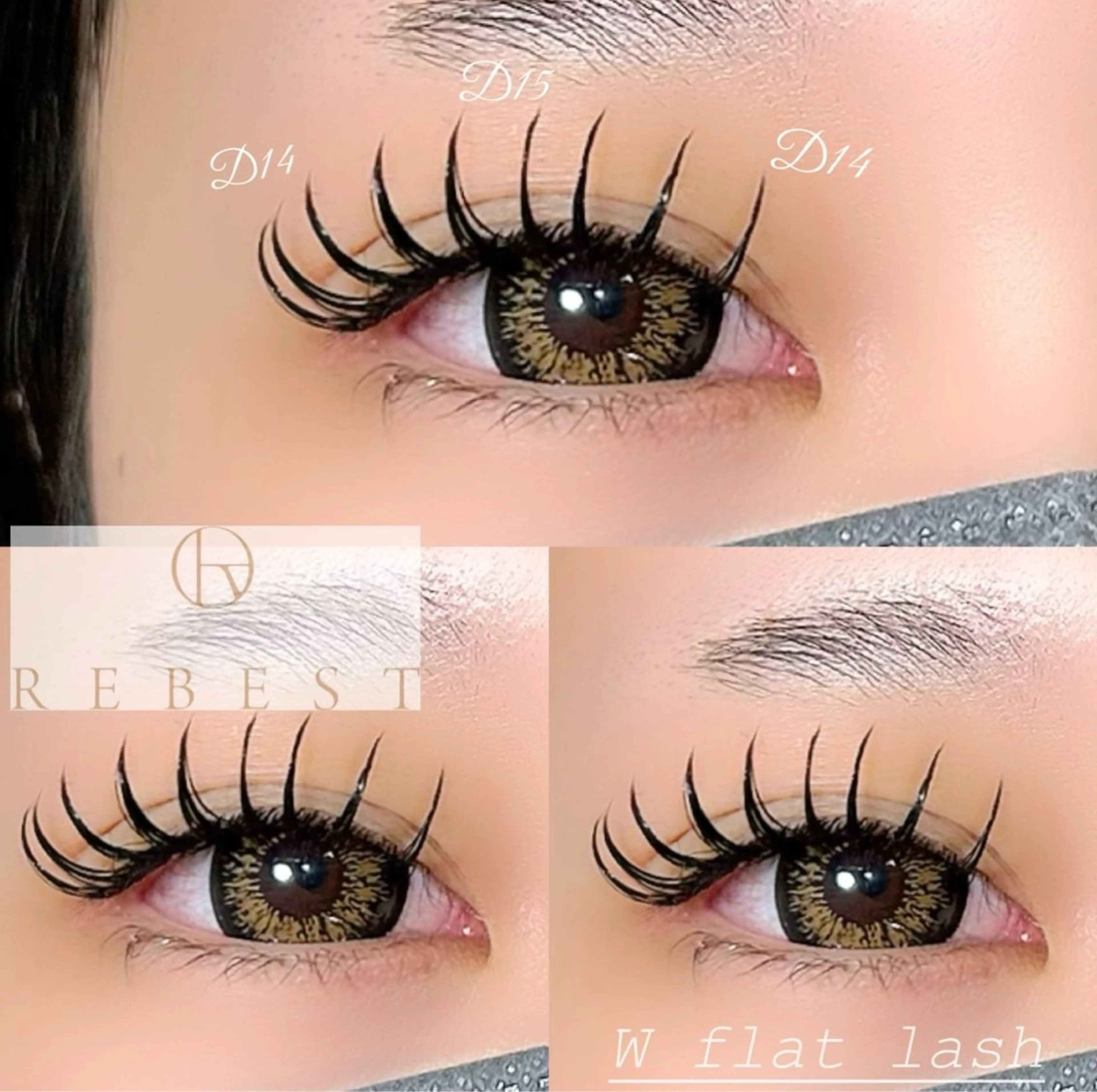 マツエク・マツパ yuuka REBEST心斎橋のマツエク・マツパデザイン