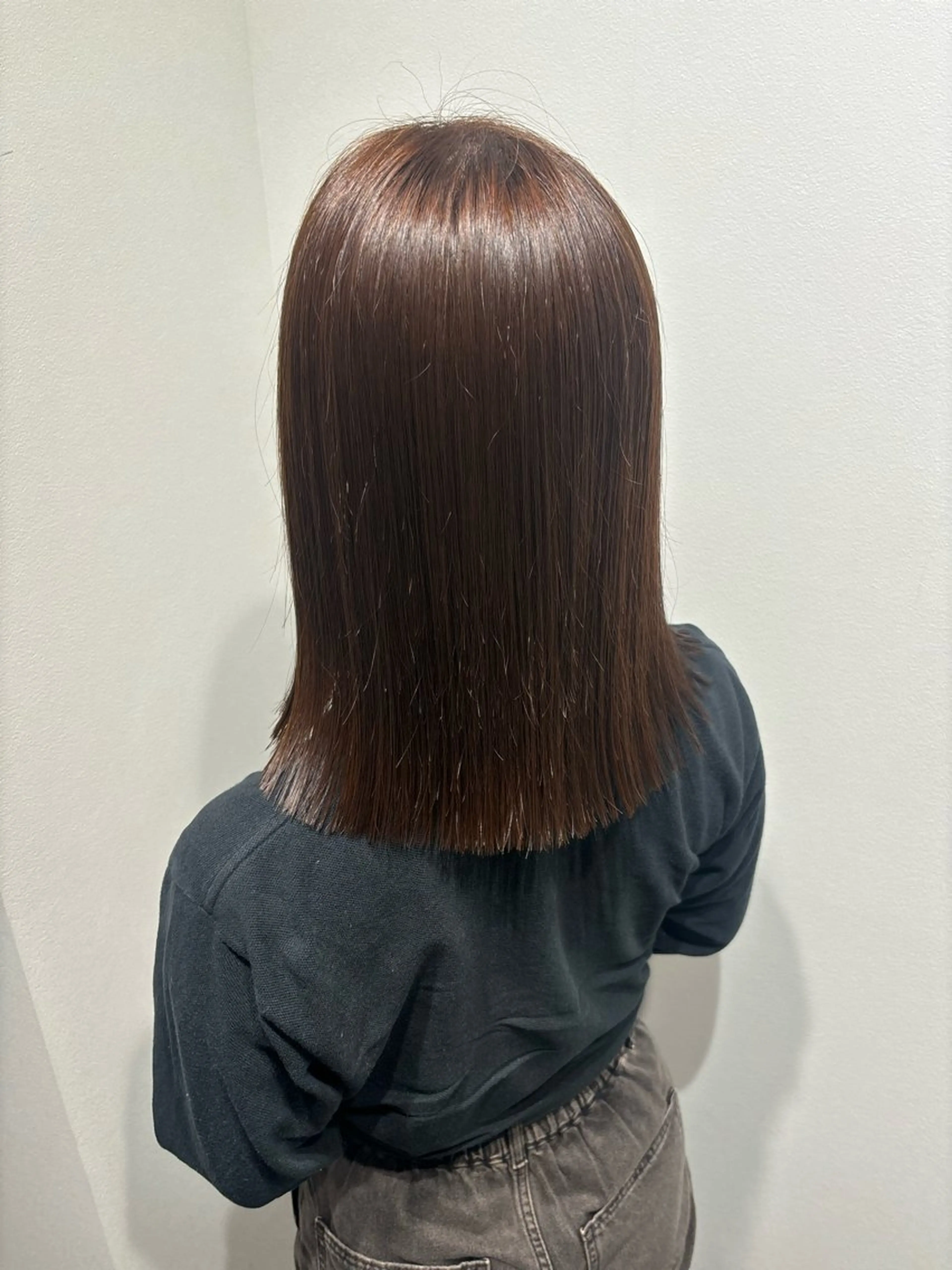 ショート 切りっぱなしボブ ボブ 穐田 航のヘアスタイル