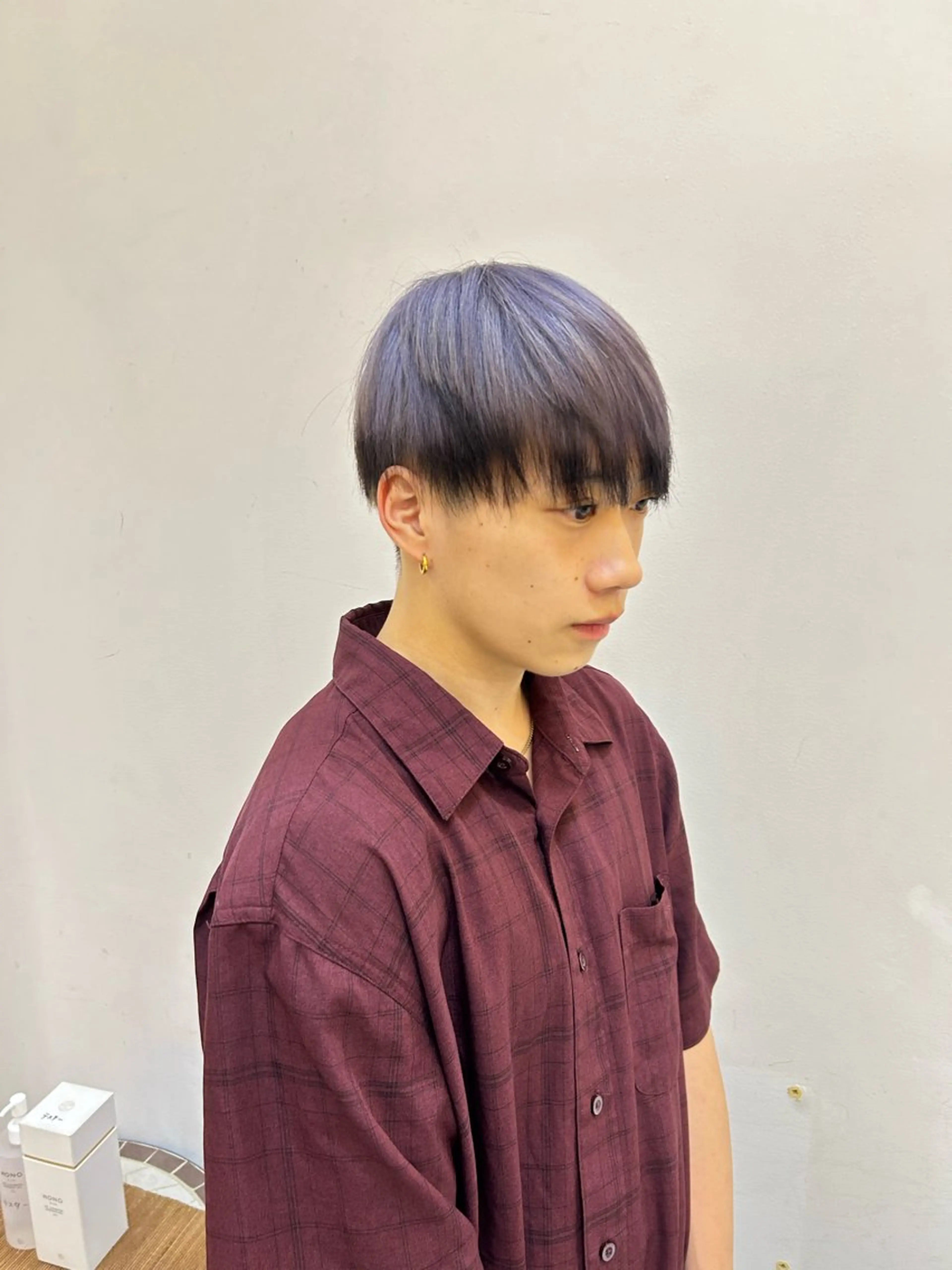 カラー メンズ メンズパーマ 完全再現/仁翔のヘアスタイル