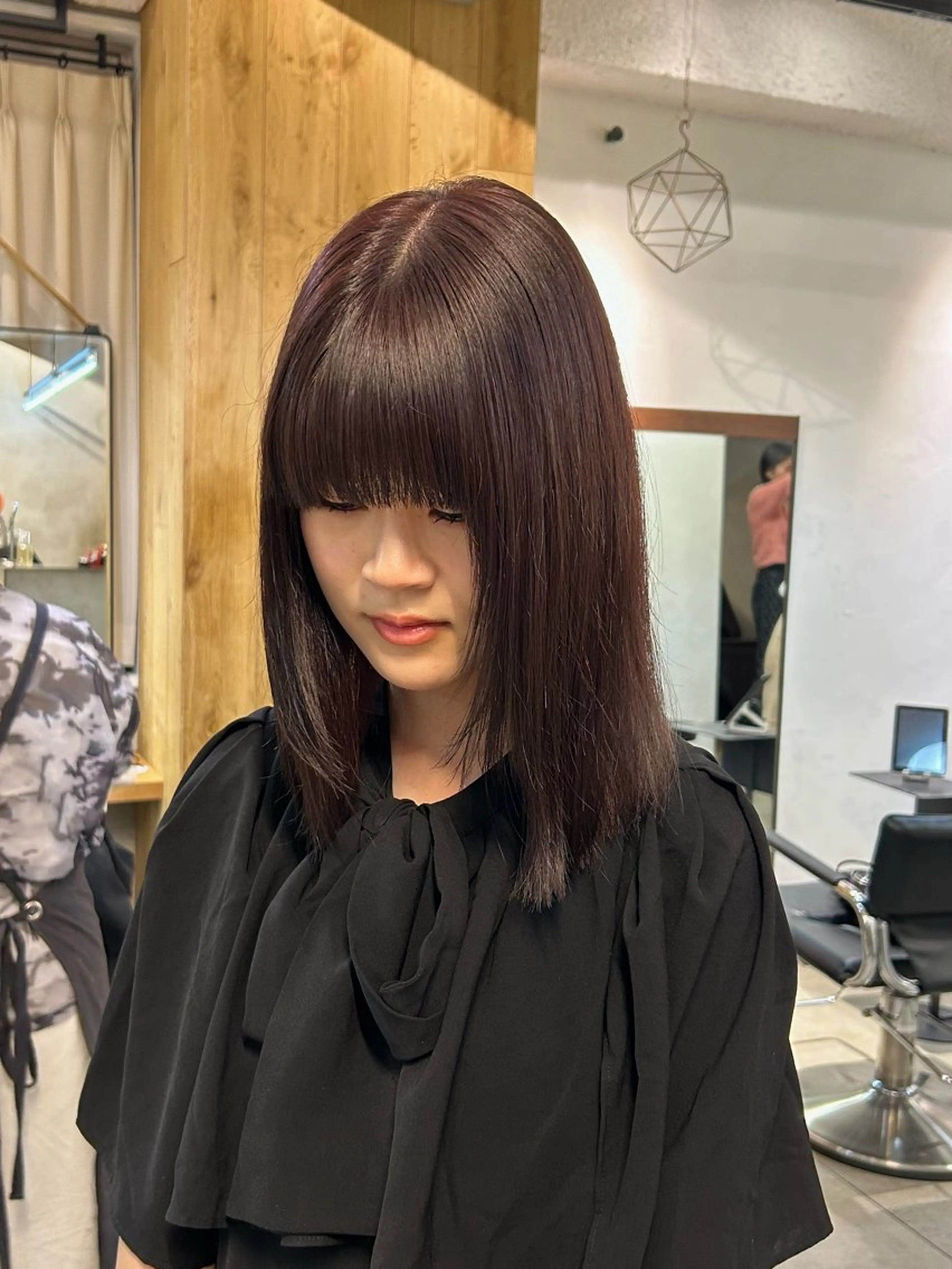 カラー ヘアカラー トリートメント moeka 表参道のヘアスタイル