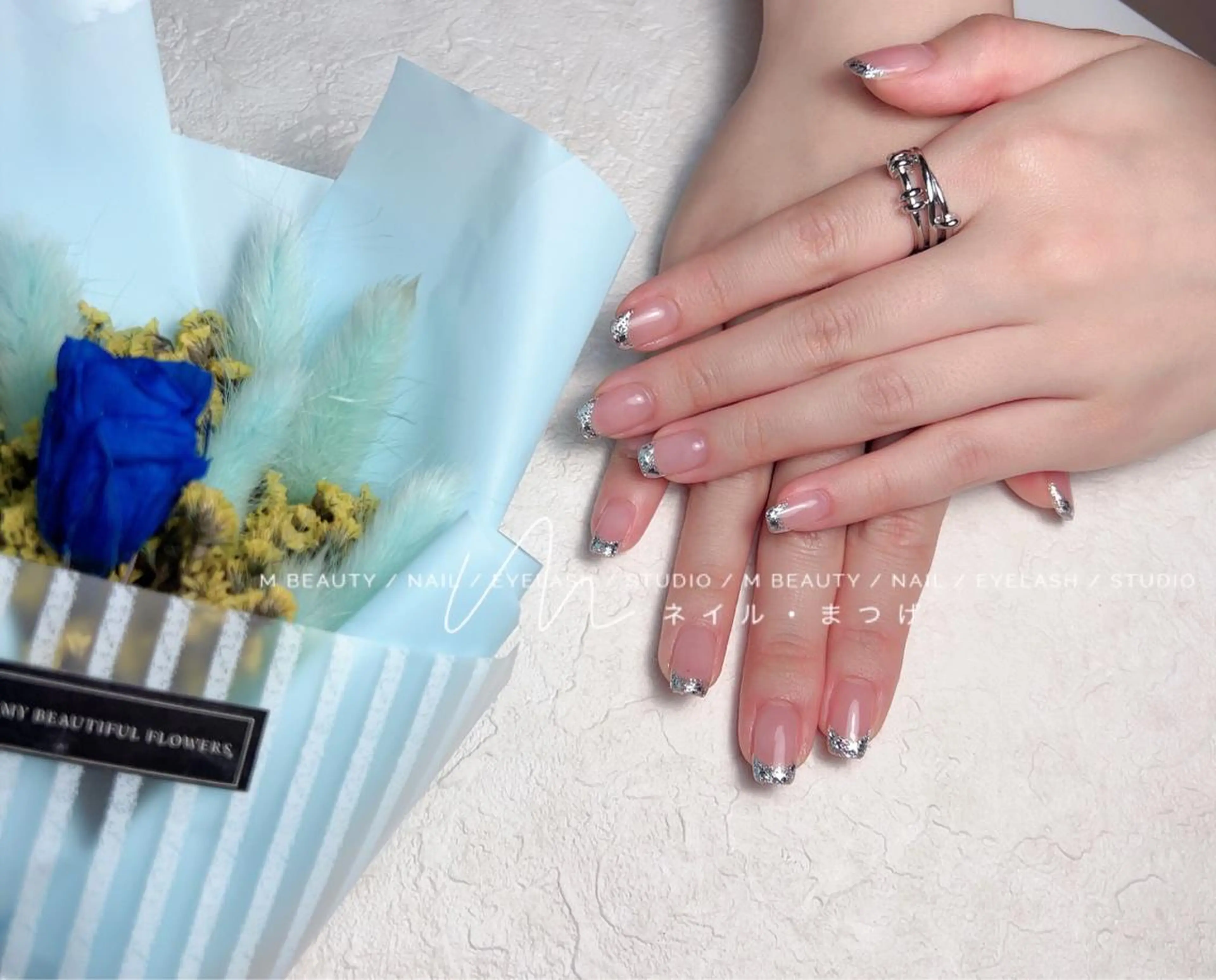 ネイル M🌷nail 長さだし専門店のネイルデザイン