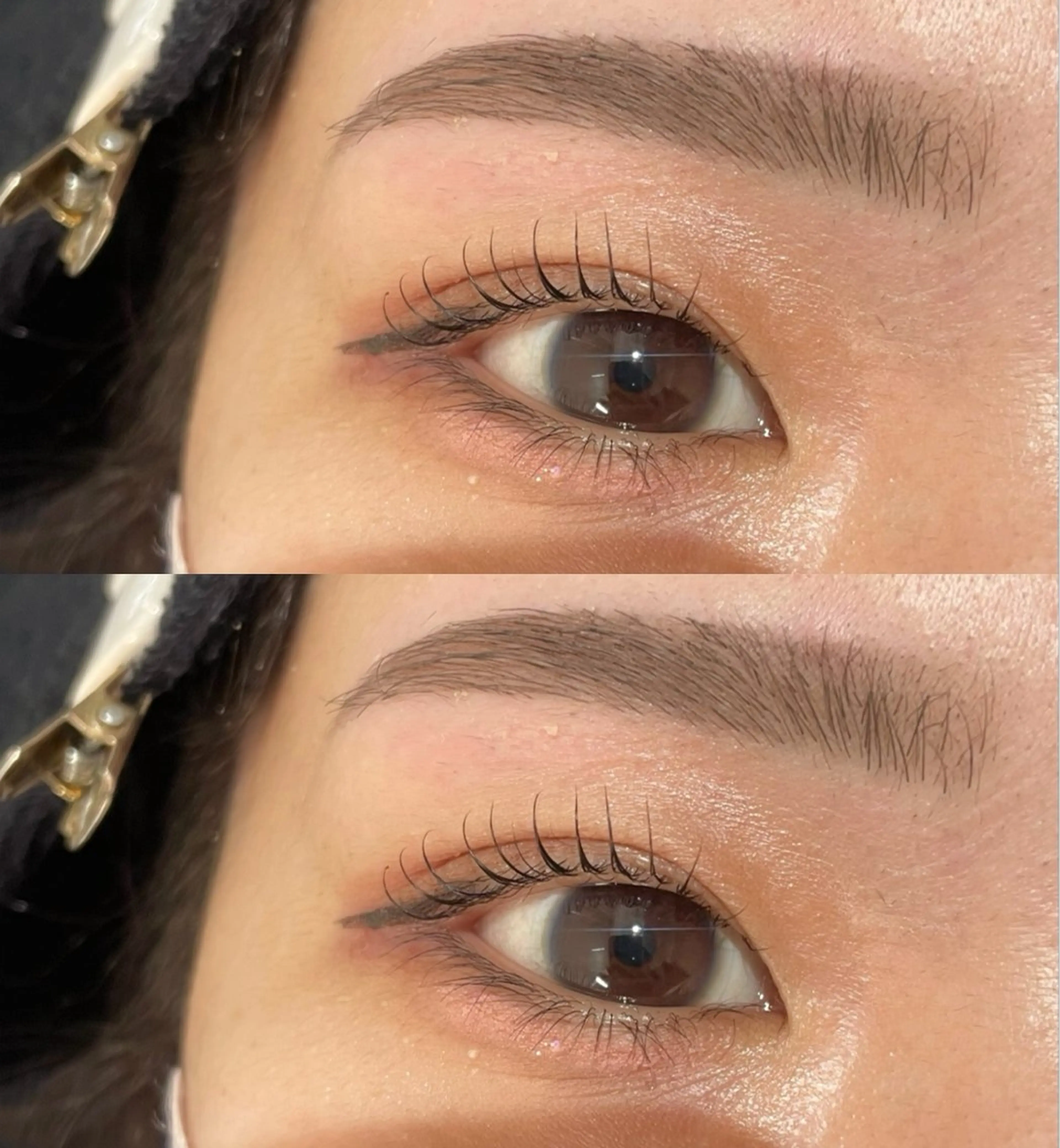 上下パリジェンヌorまつ毛パーマ＋アイブロウwaxの写真