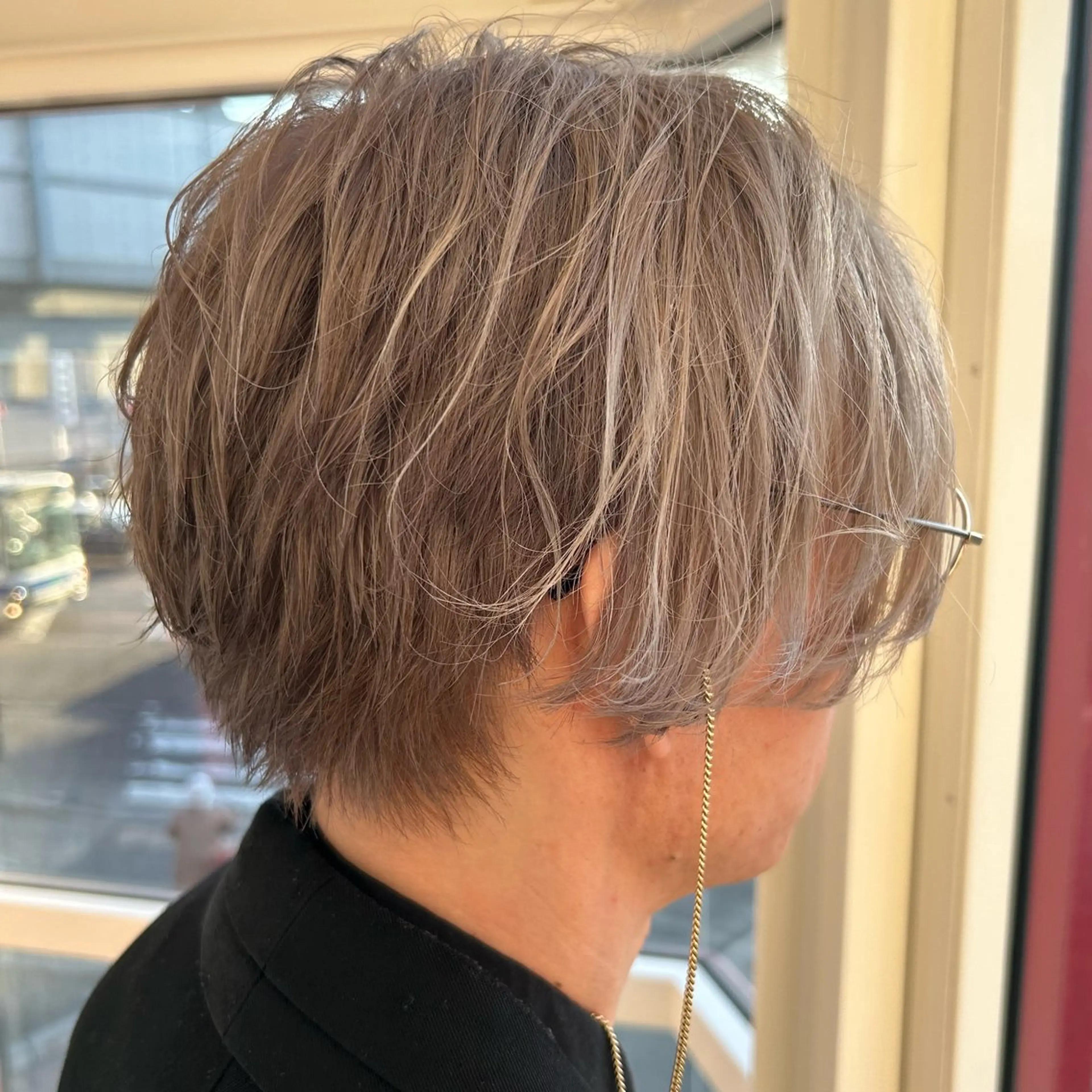 カラー メンズ フェザーパーマ メンズパーマ 波巻きパーマ カット ヘアカラー yori所属・メンズパーマ/メンズ カット/たばたよしきのヘアスタイル