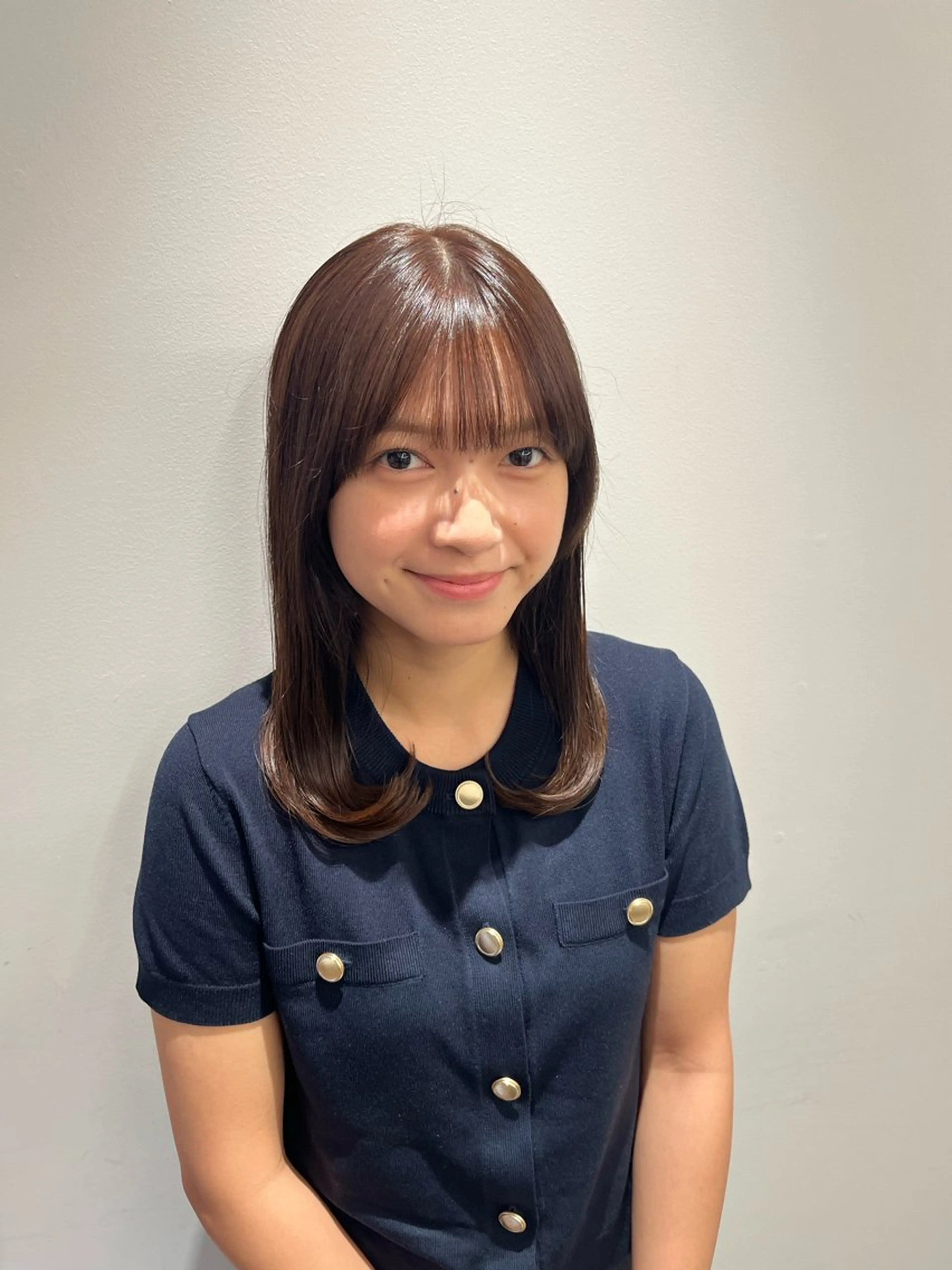 セミロング カット こじま しょういちのヘアスタイル