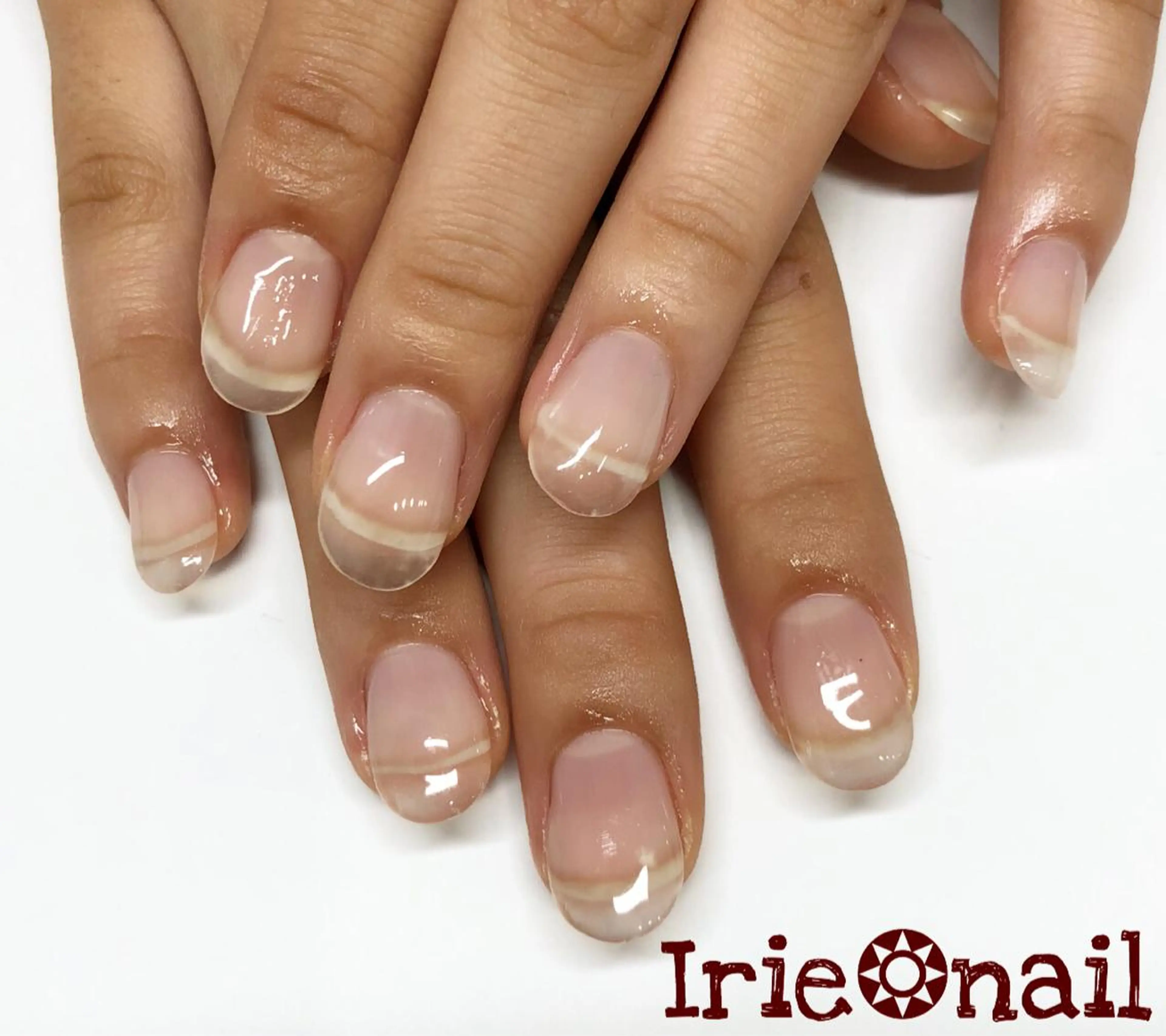 ネイル 長さ出し ジェルネイル Hair salon Irie所属・與儀 知佳のネイルデザイン