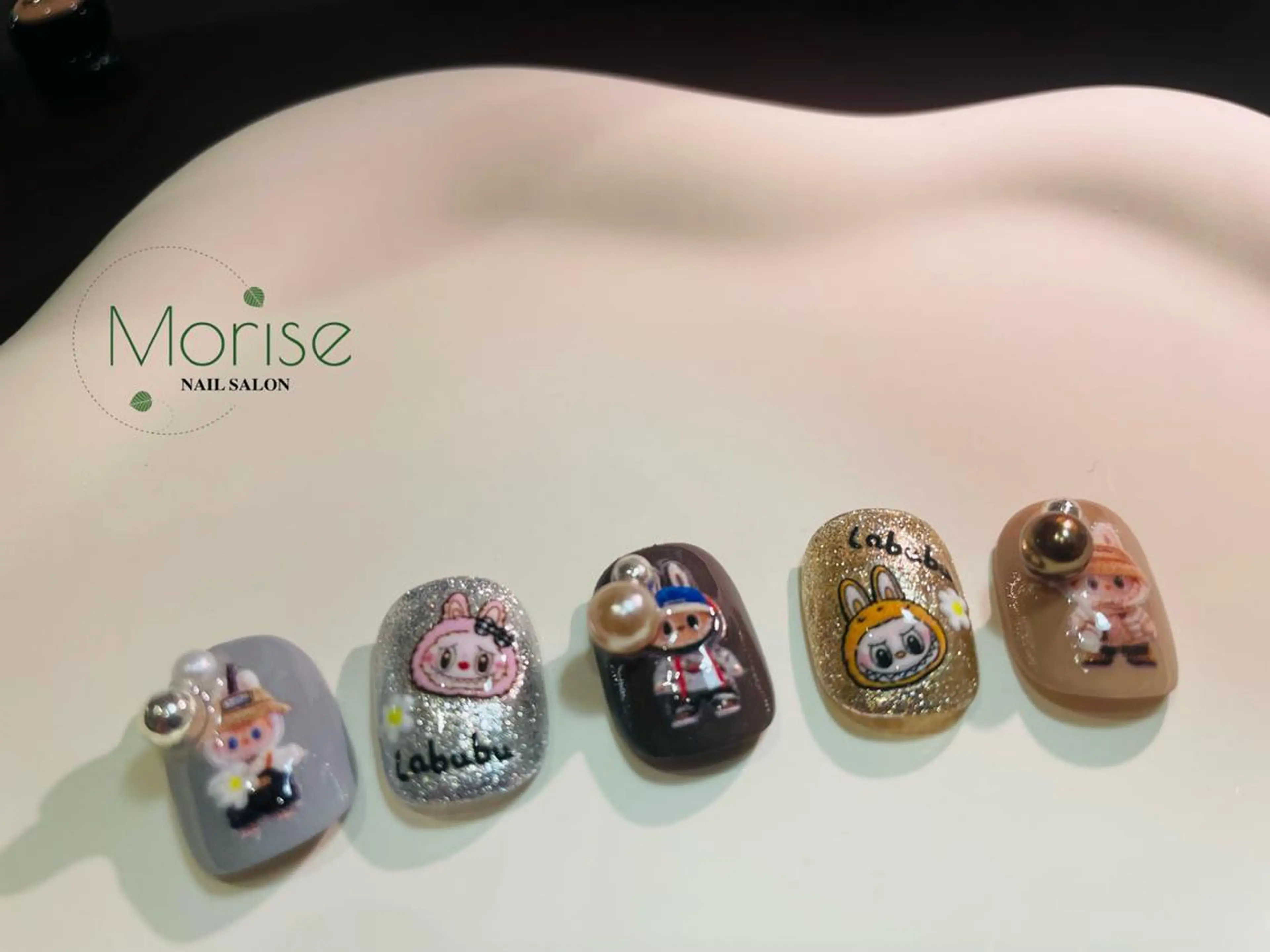 ネイル フットネイル フレンチネイル ジェルネイル ガラスフレンチ 韓国ネイル Morise BOBOのネイルデザイン