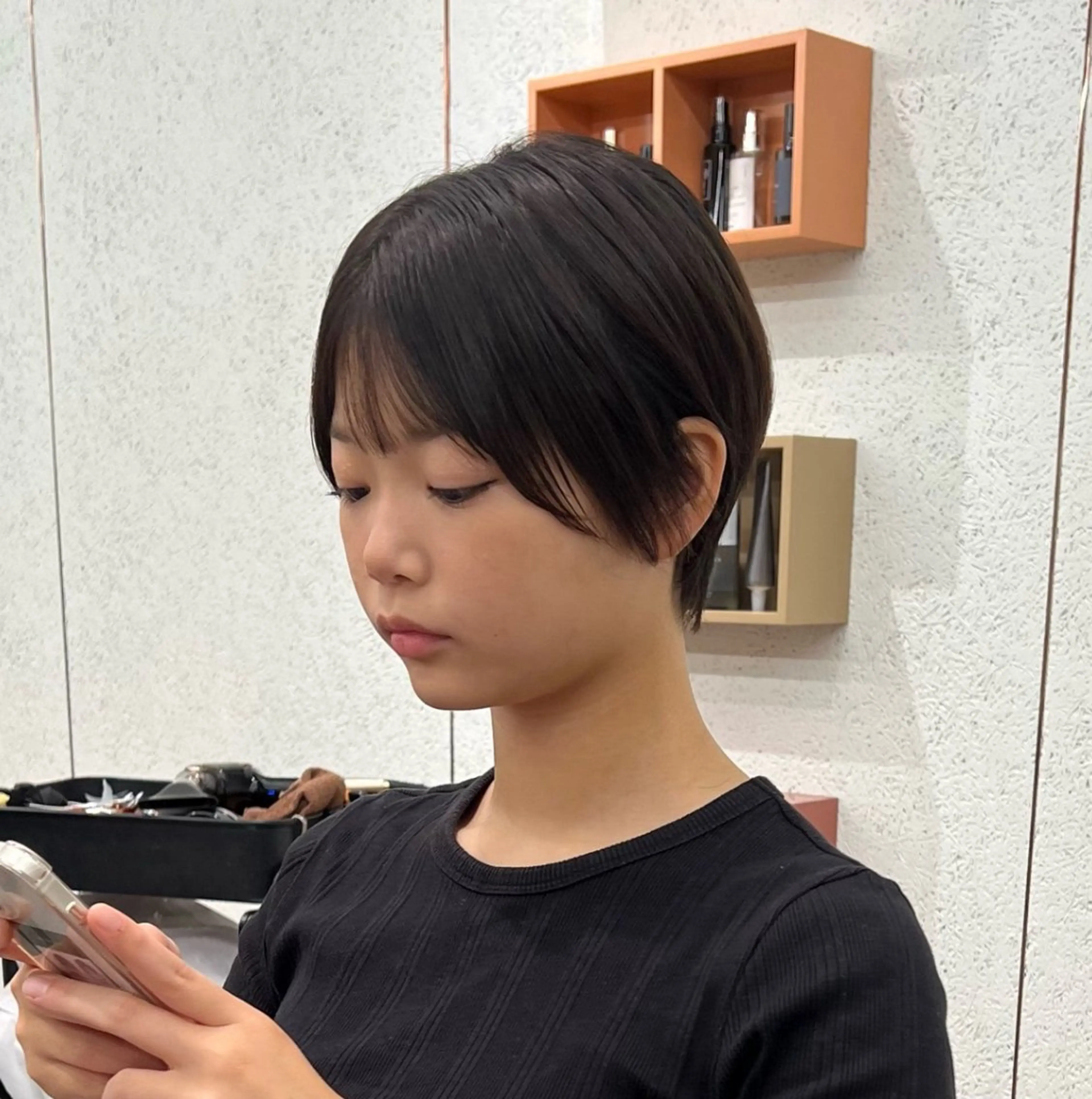 ショート ショートヘア ケアブリーチ/ ハイトーン/牧野のヘアスタイル