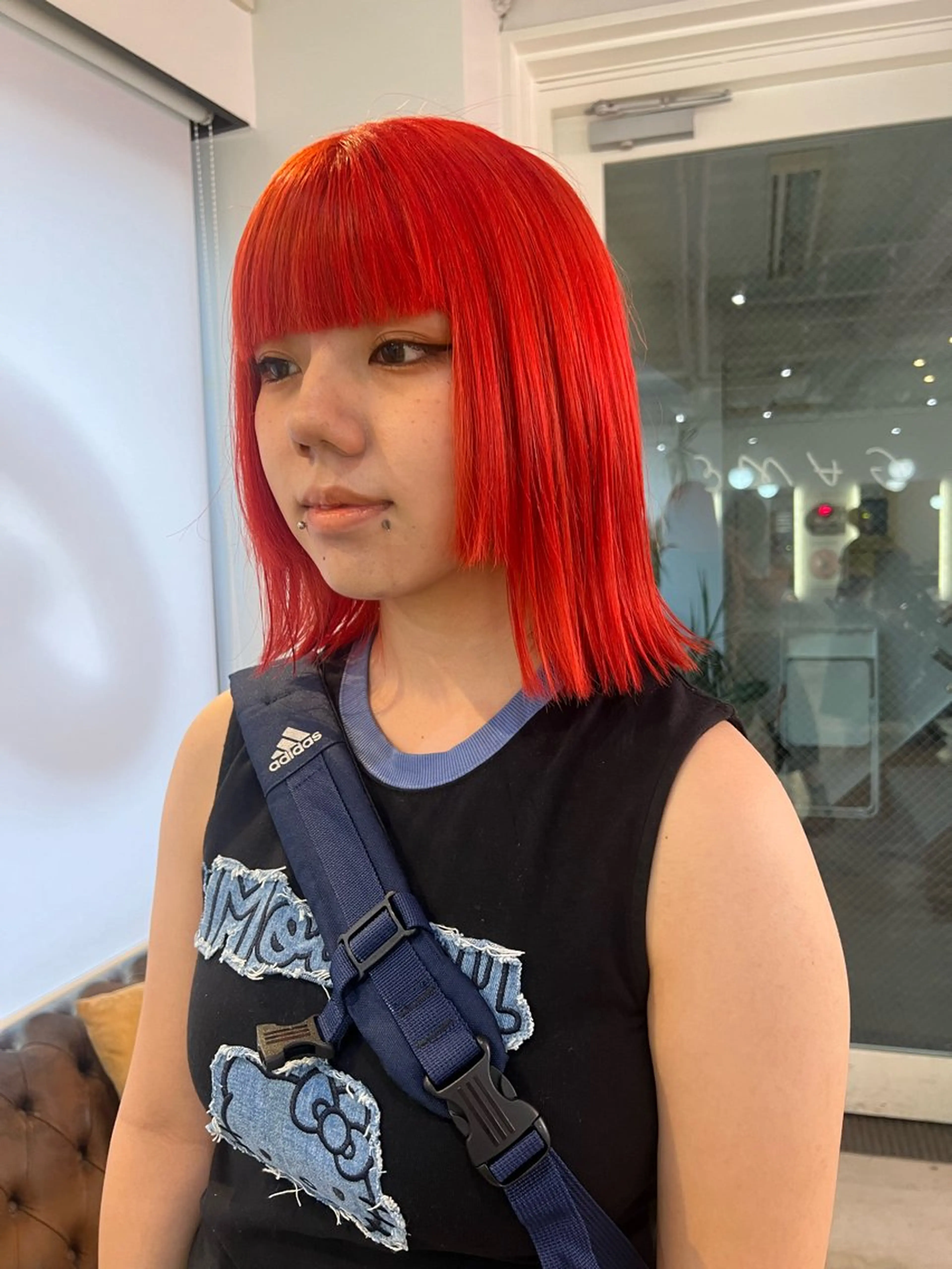 ミディアム カット ヘアカラー 💥ウルフカット デザインあんな💥のヘアスタイル