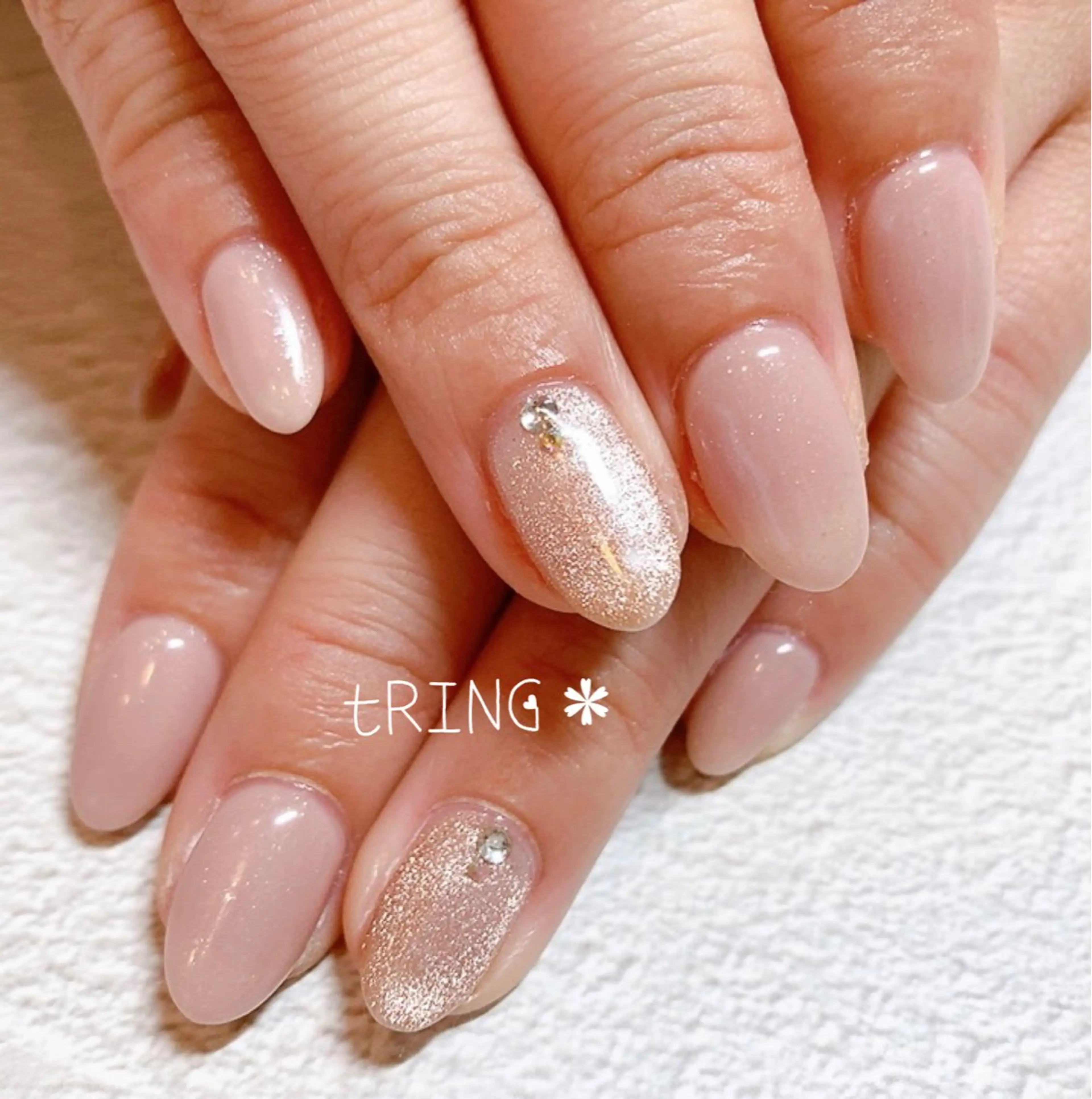 ネイル ハンドネイル tRING＊ しいの木台のネイルデザイン