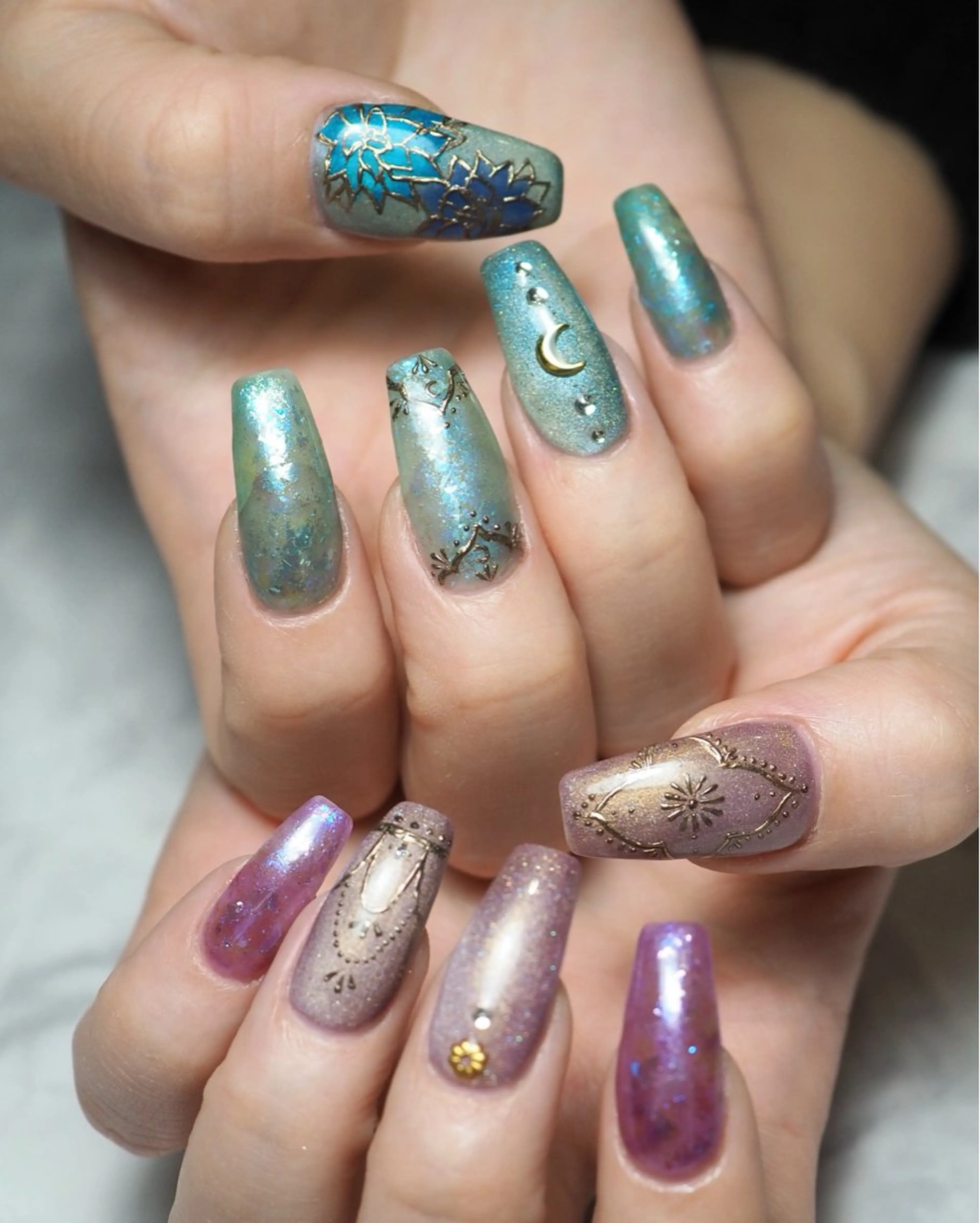 ネイル 7nail所属・なんば7nail YUZUHAのネイルデザイン