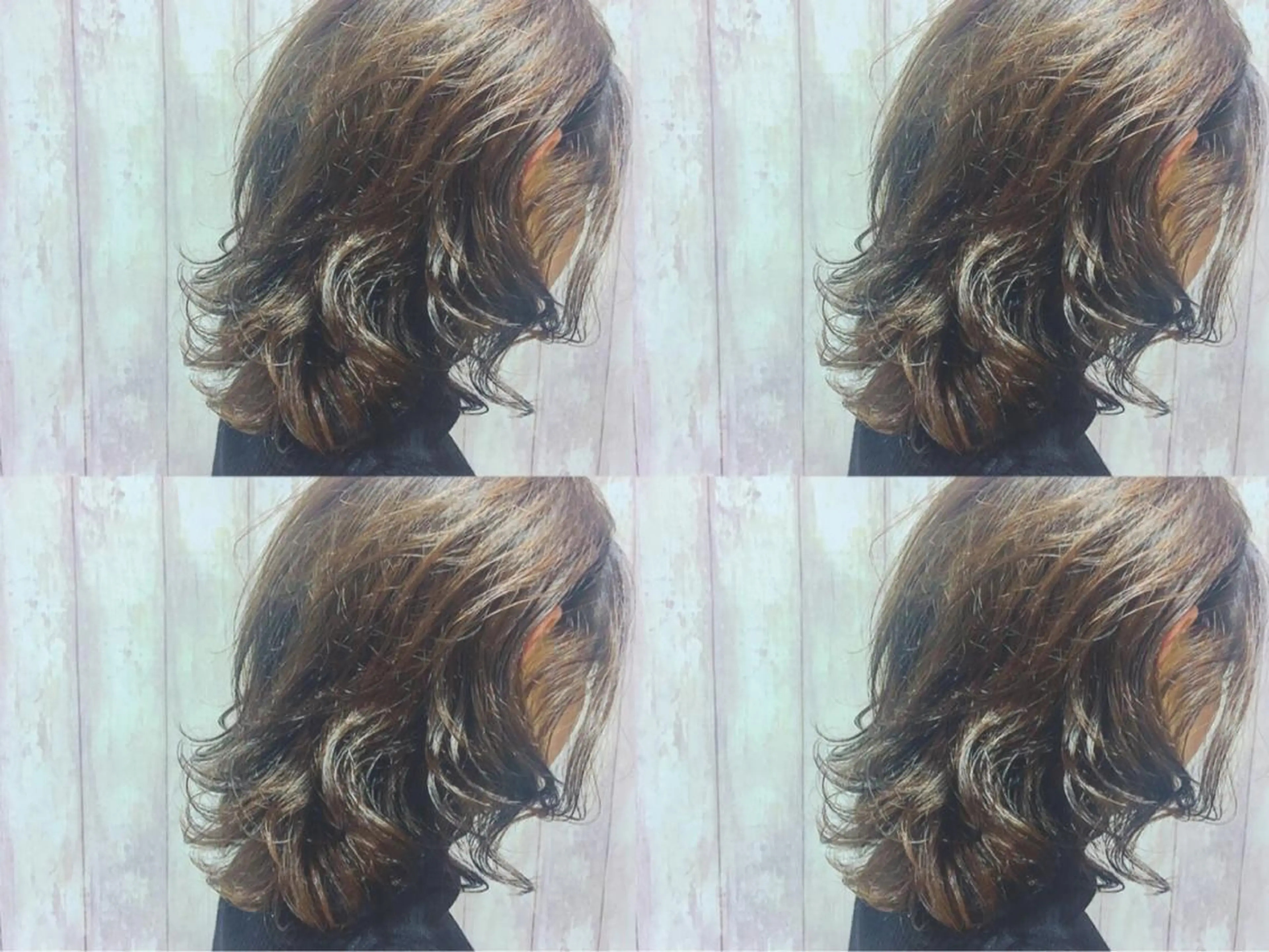 ショート ミディアム カラー パーマ イルミナカラー boutique misakiのヘアスタイル