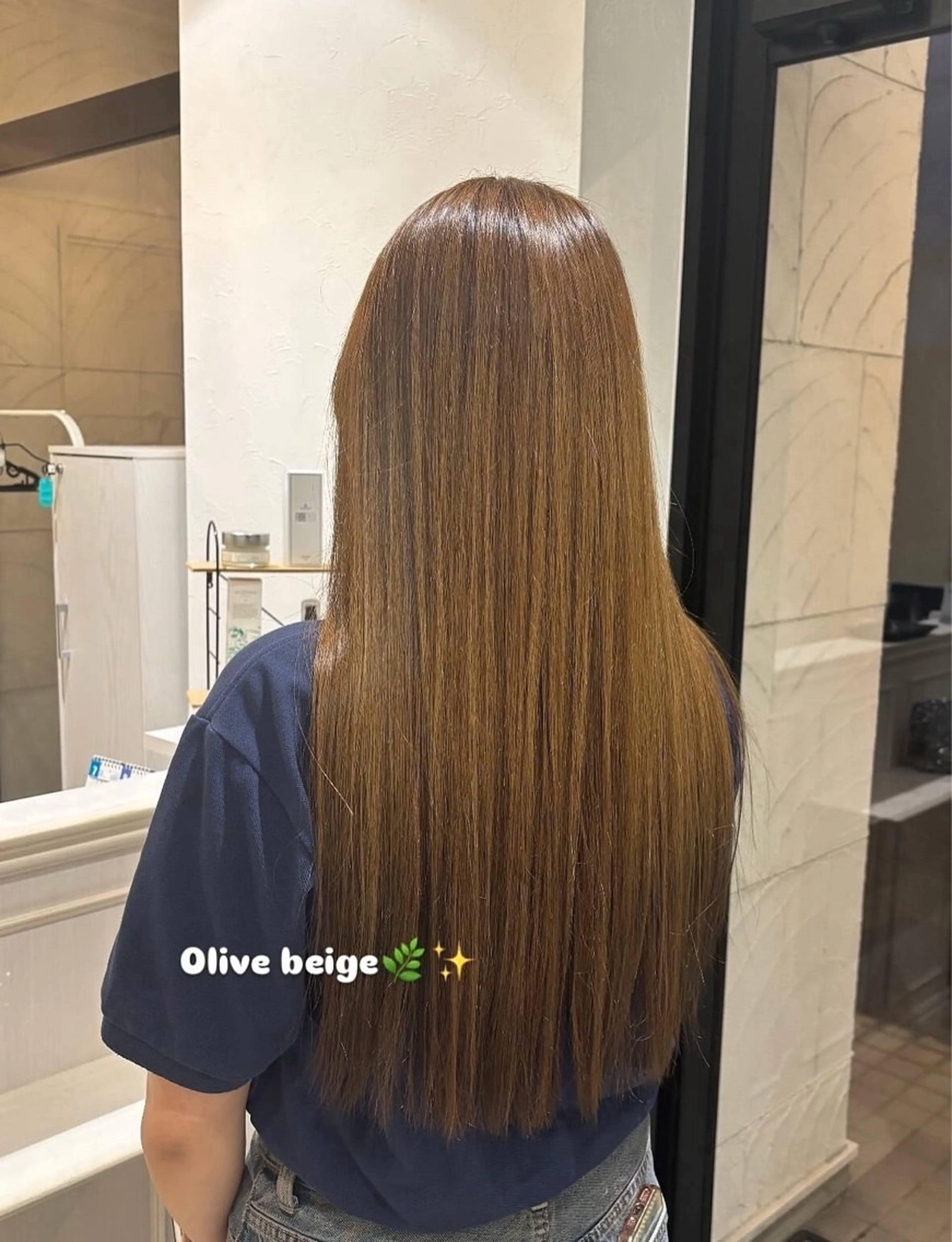 カラー ヘアカラー 島崎 夏希のヘアスタイル