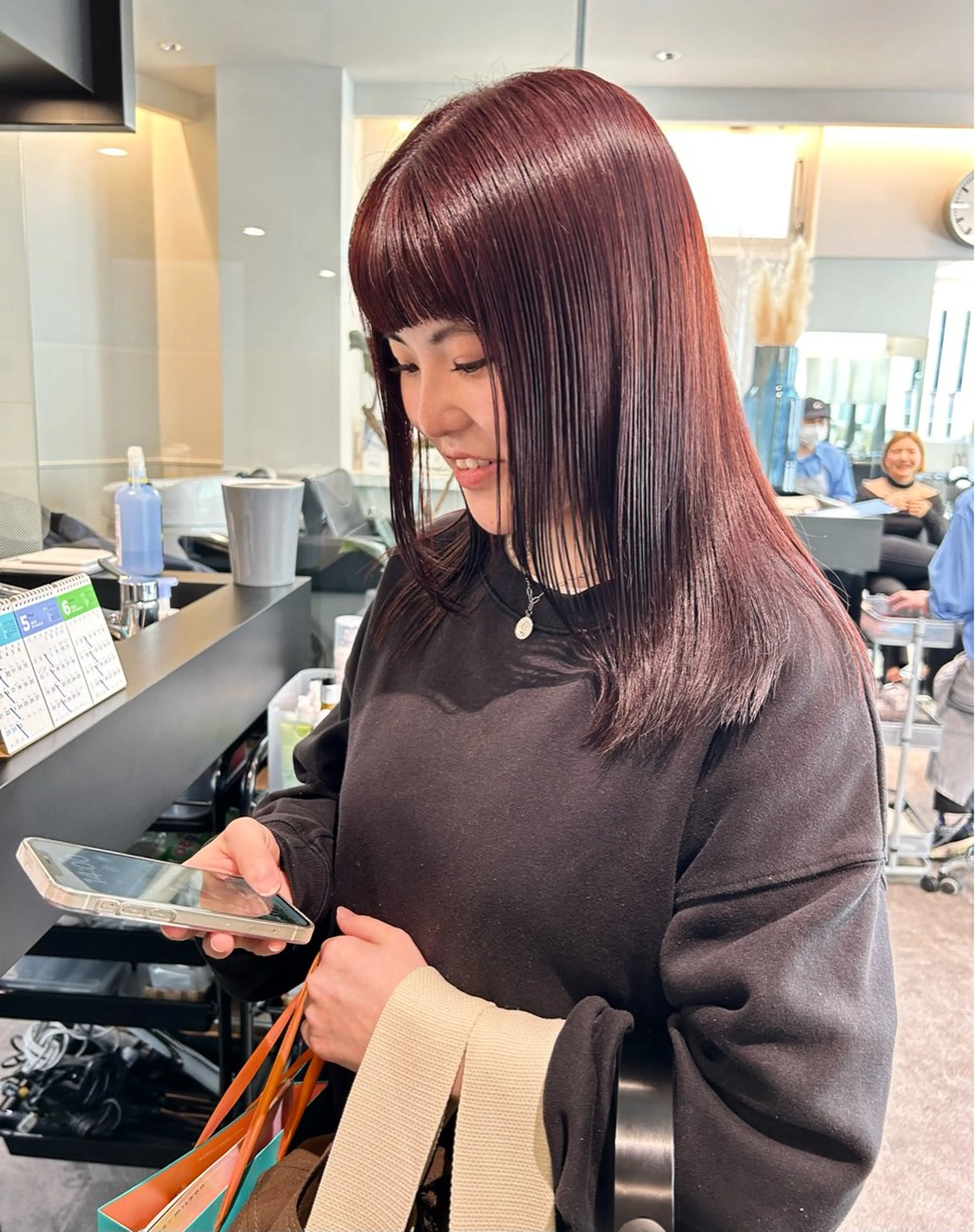 💐極上うる艶カラー+3ステップトリートメント💐の写真