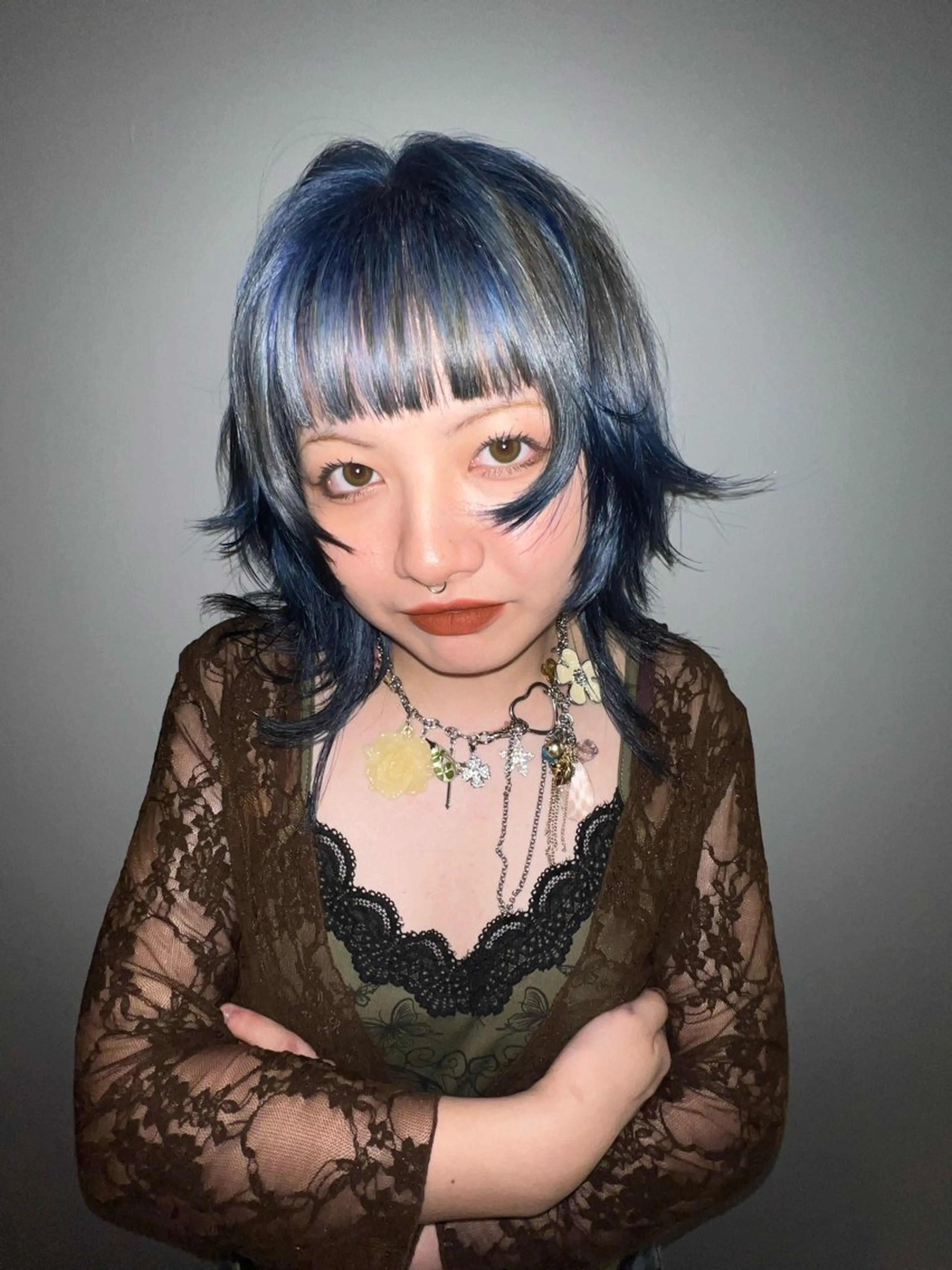 ミディアム カラー haco＋所属・圧倒的デザイン力 店長🎨RENAのヘアスタイル