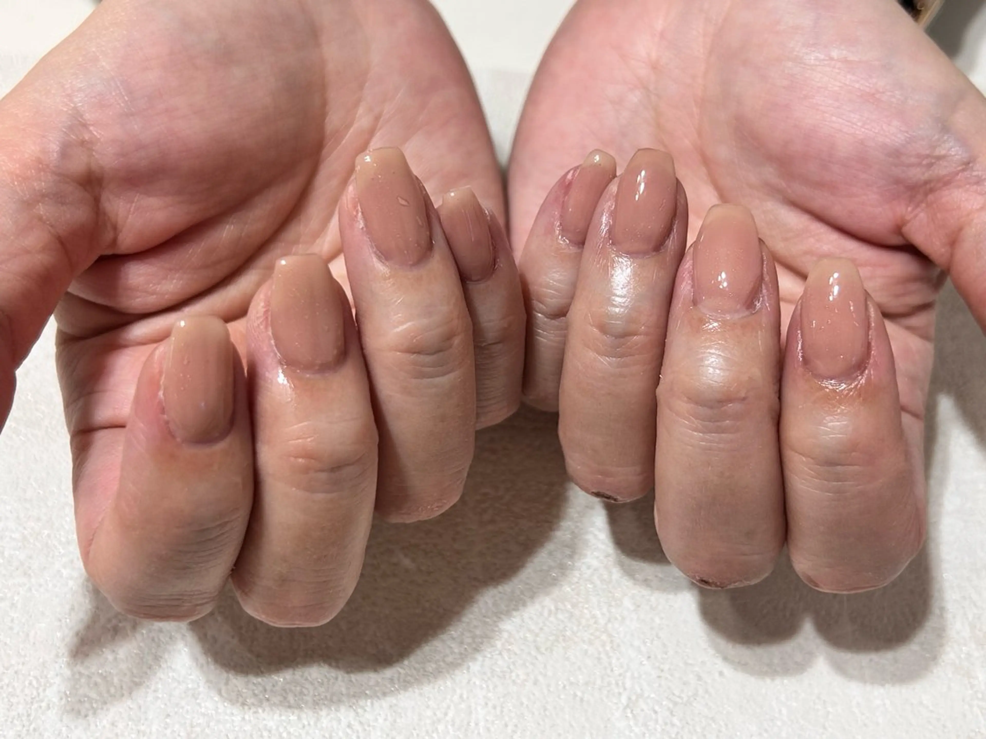 ネイル オーロラネイル フットネイル フレンチネイル ジェルネイル マグネットネイル kikinail 溝の口のネイルデザイン