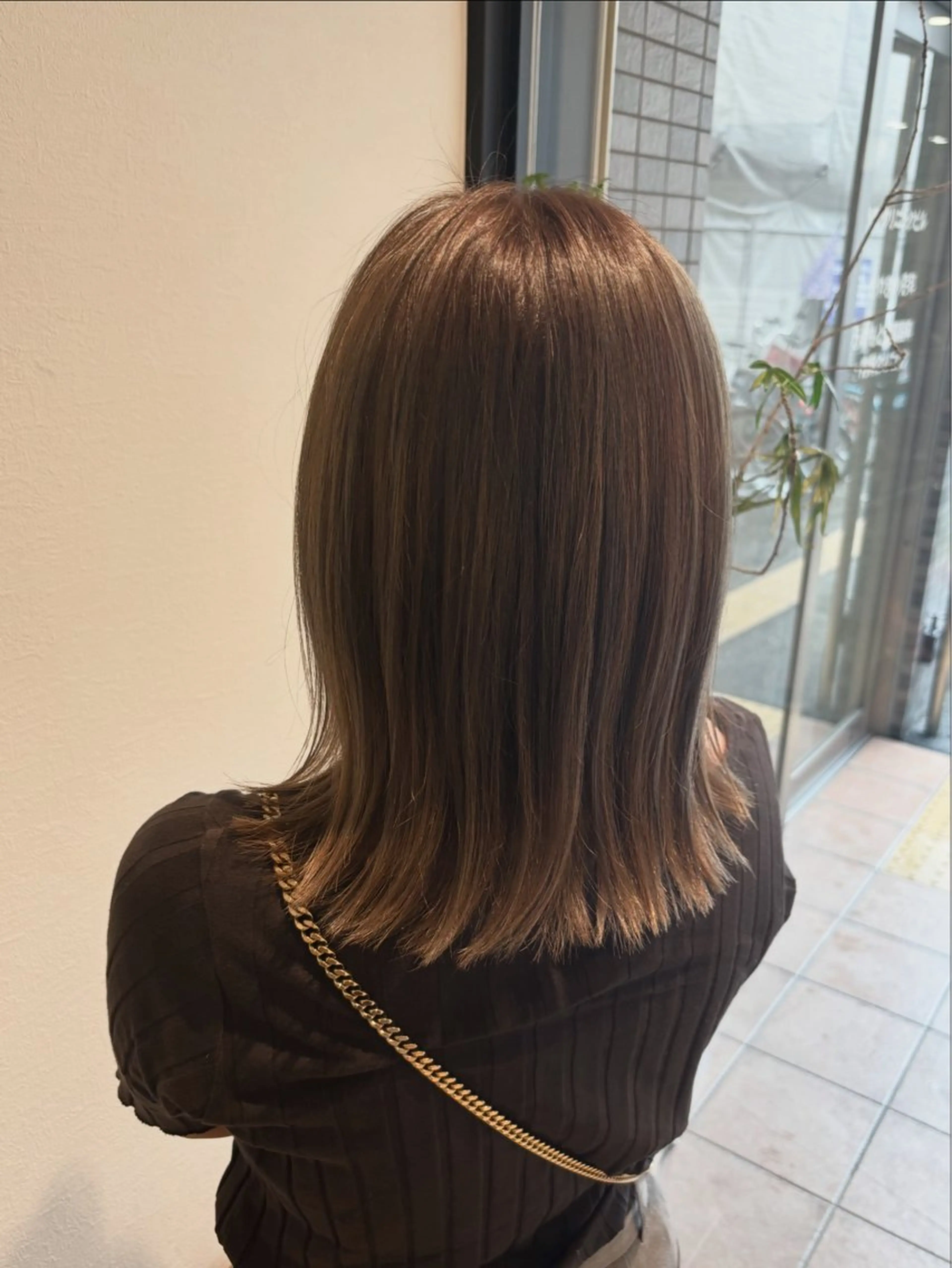ミディアム 井上 樹のヘアスタイル