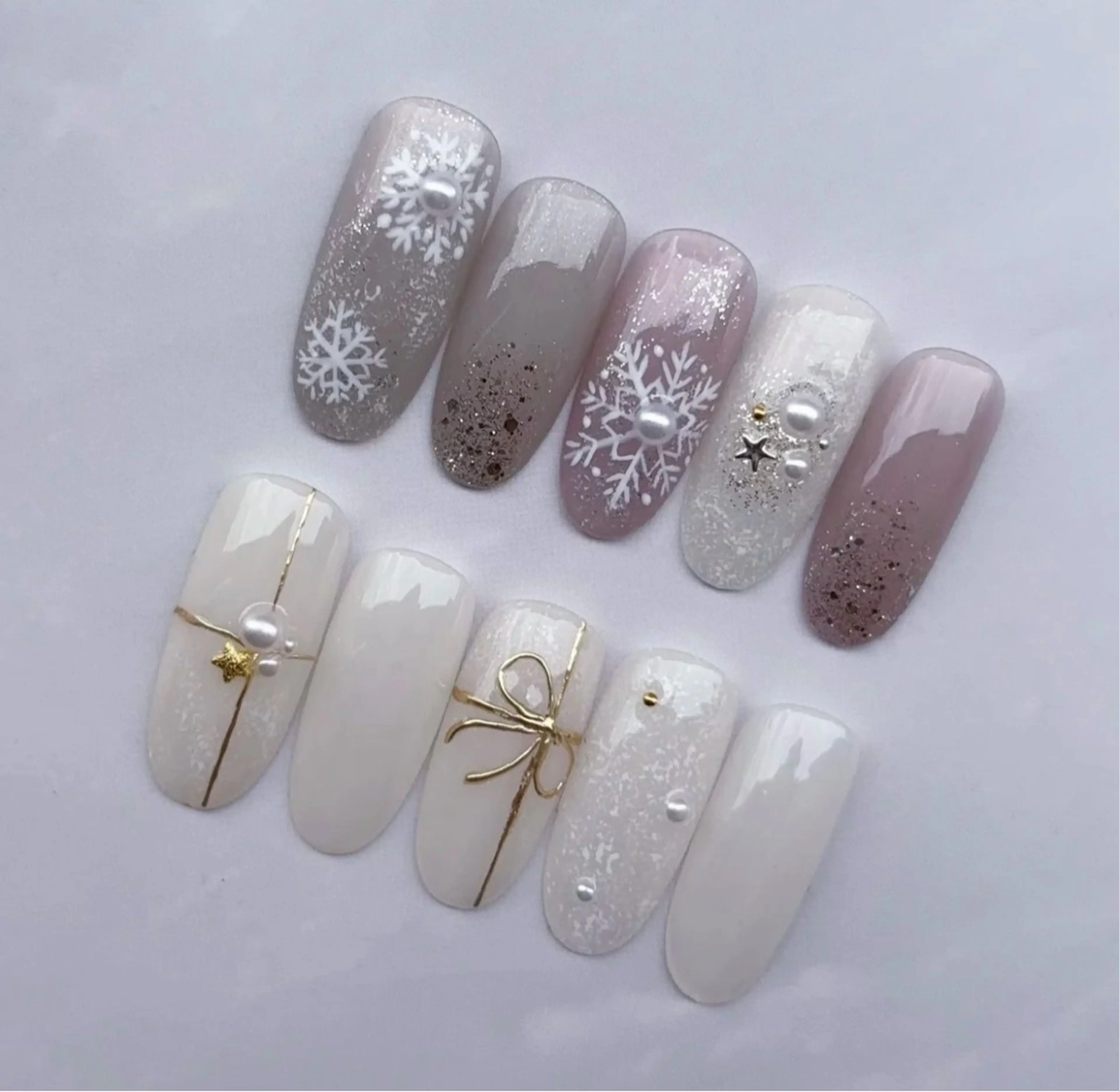 ネイル アートネイル チークネイル 長さ出し フレンチネイル ジェルネイル YK Beauty Salonのマツエク・マツパデザイン