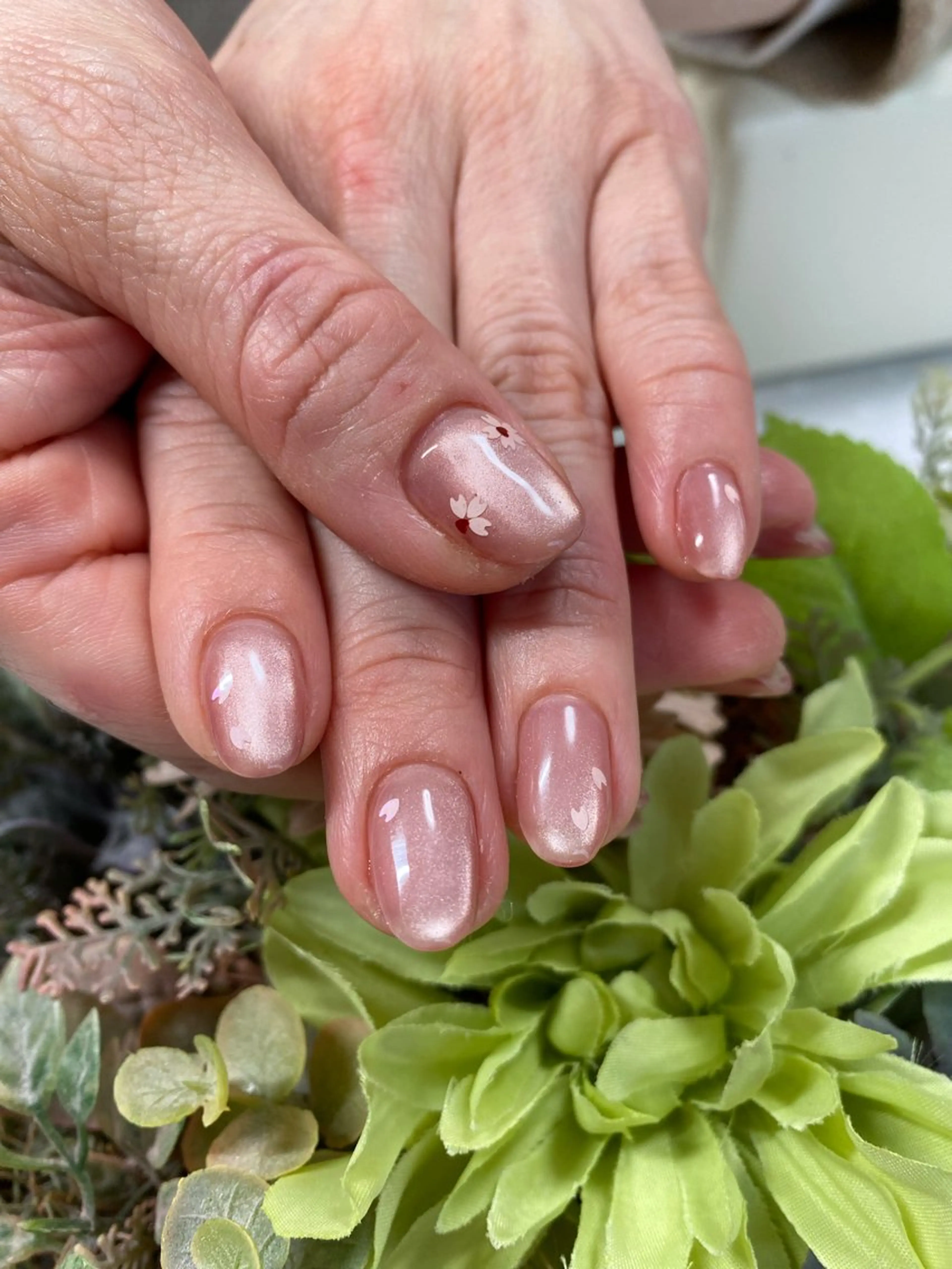 ネイル 桜ネイル Glanz  Nail aのネイルデザイン