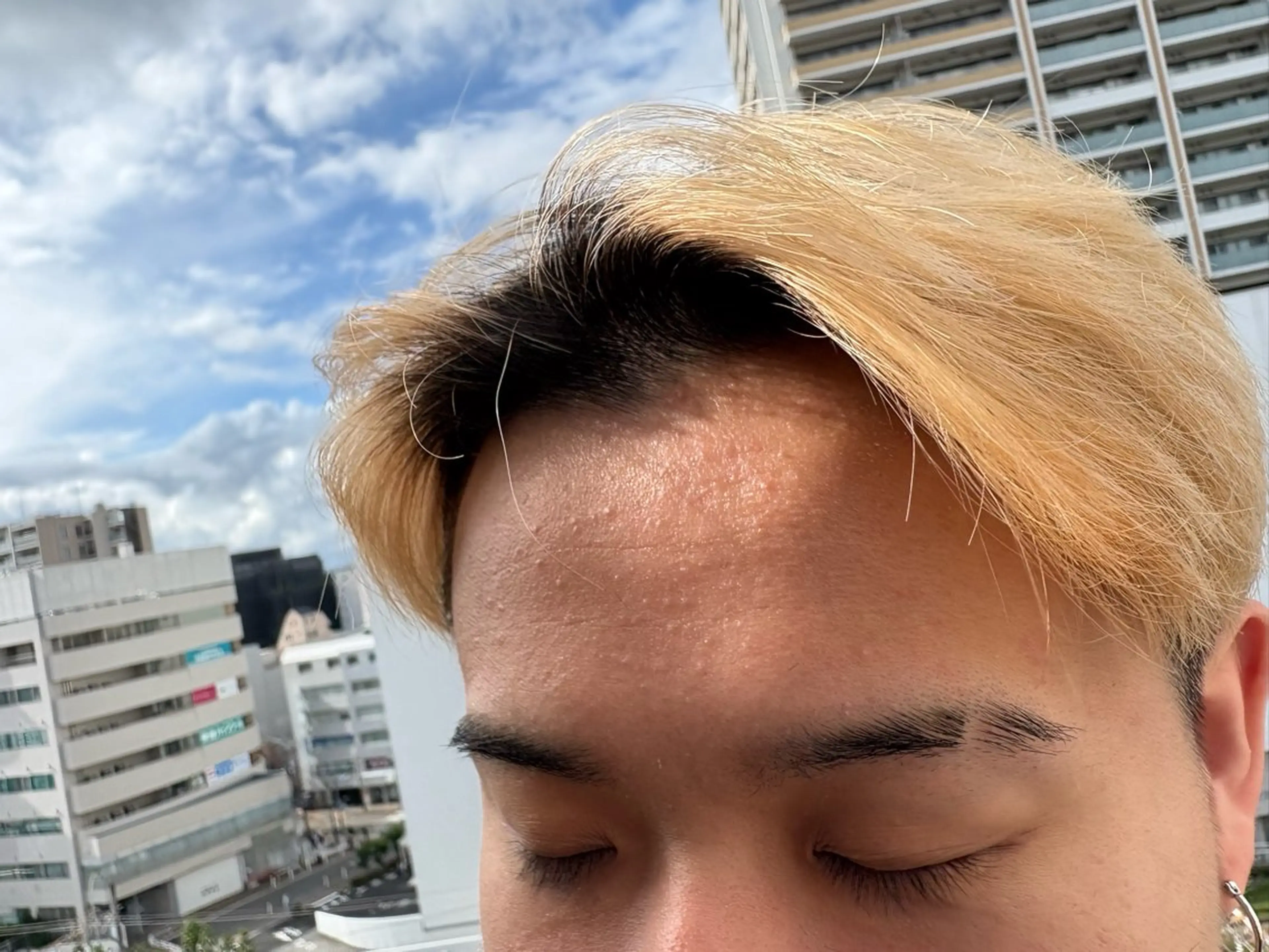 メンズ アイブロウ 暖色カラー/艶カラー mitsuki🌴のヘアスタイル