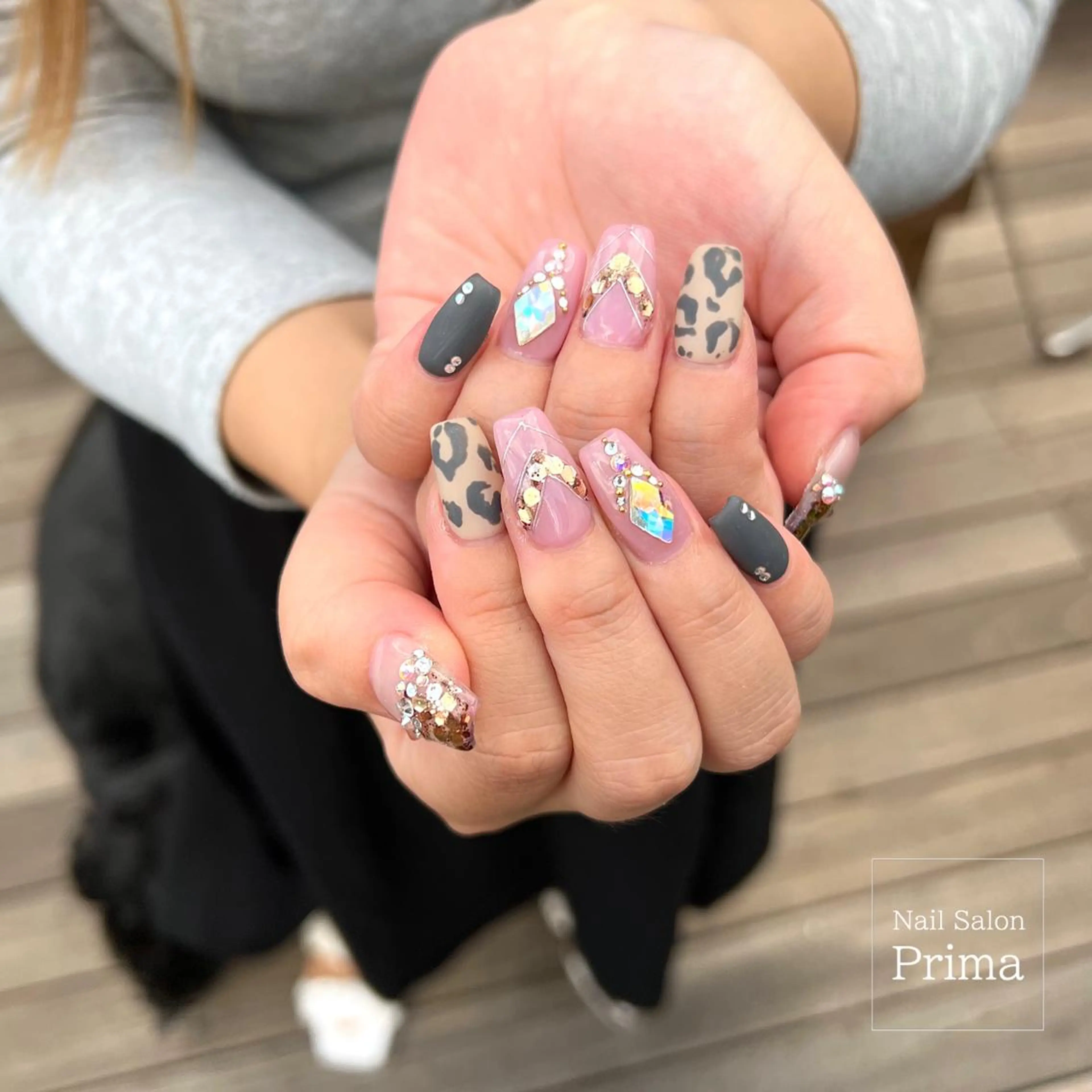 セミロング ネイル SalonPrima Nail & Eyeのネイルデザイン