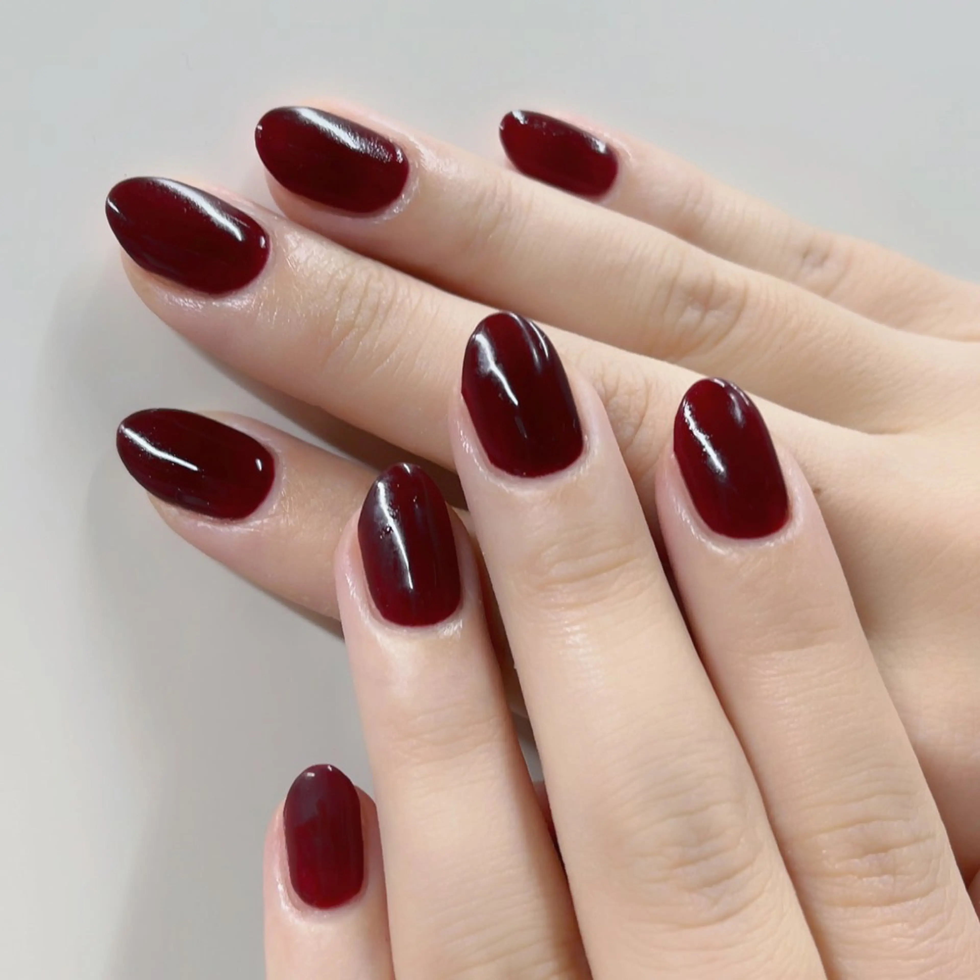 ネイル ボルドー 赤色 nappage所属・nappage 国分寺のネイルデザイン