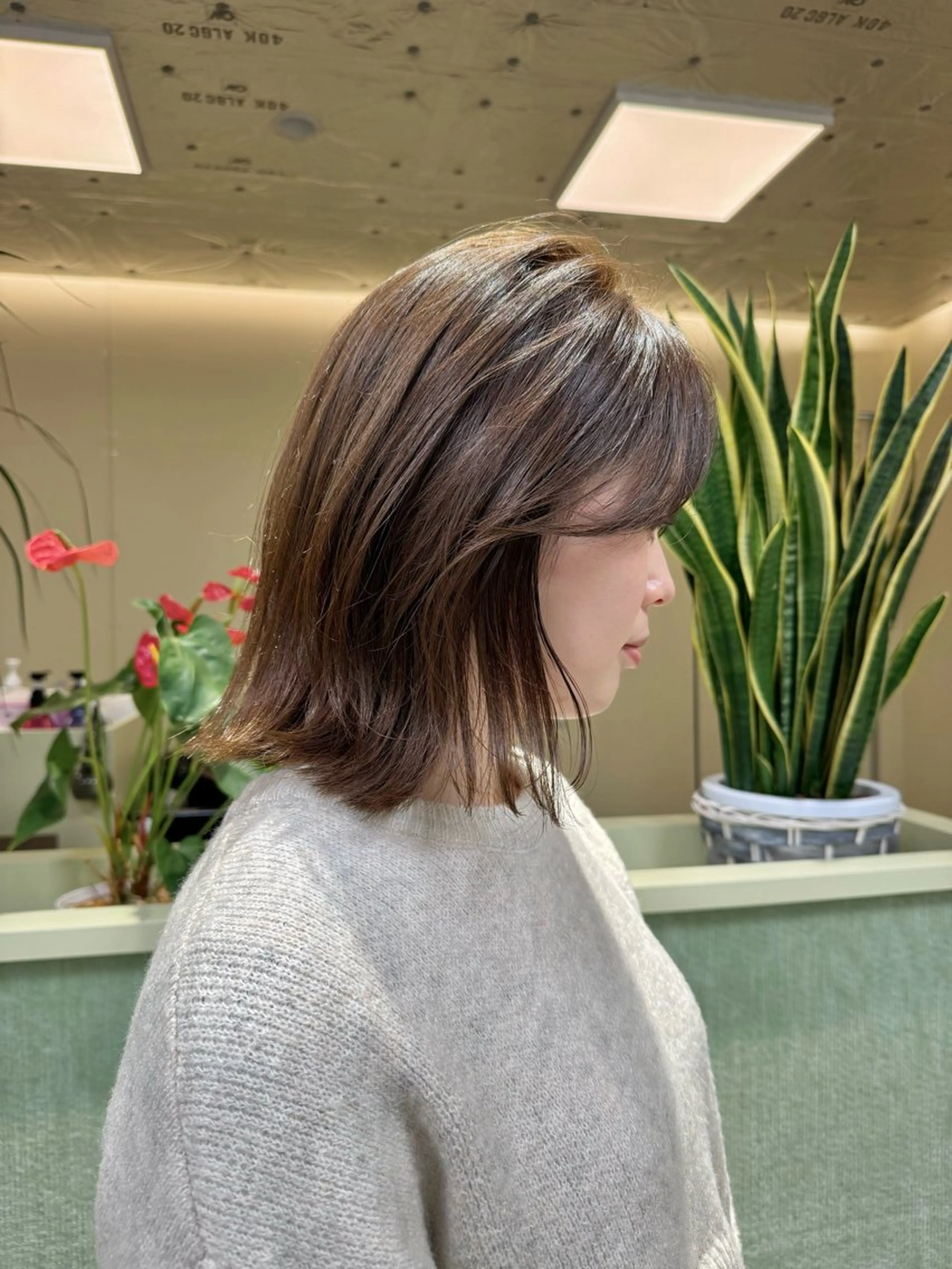 ショート カラー カット ヘアカラー KOHNO/ブリーチ なし/透明感カラーのヘアスタイル