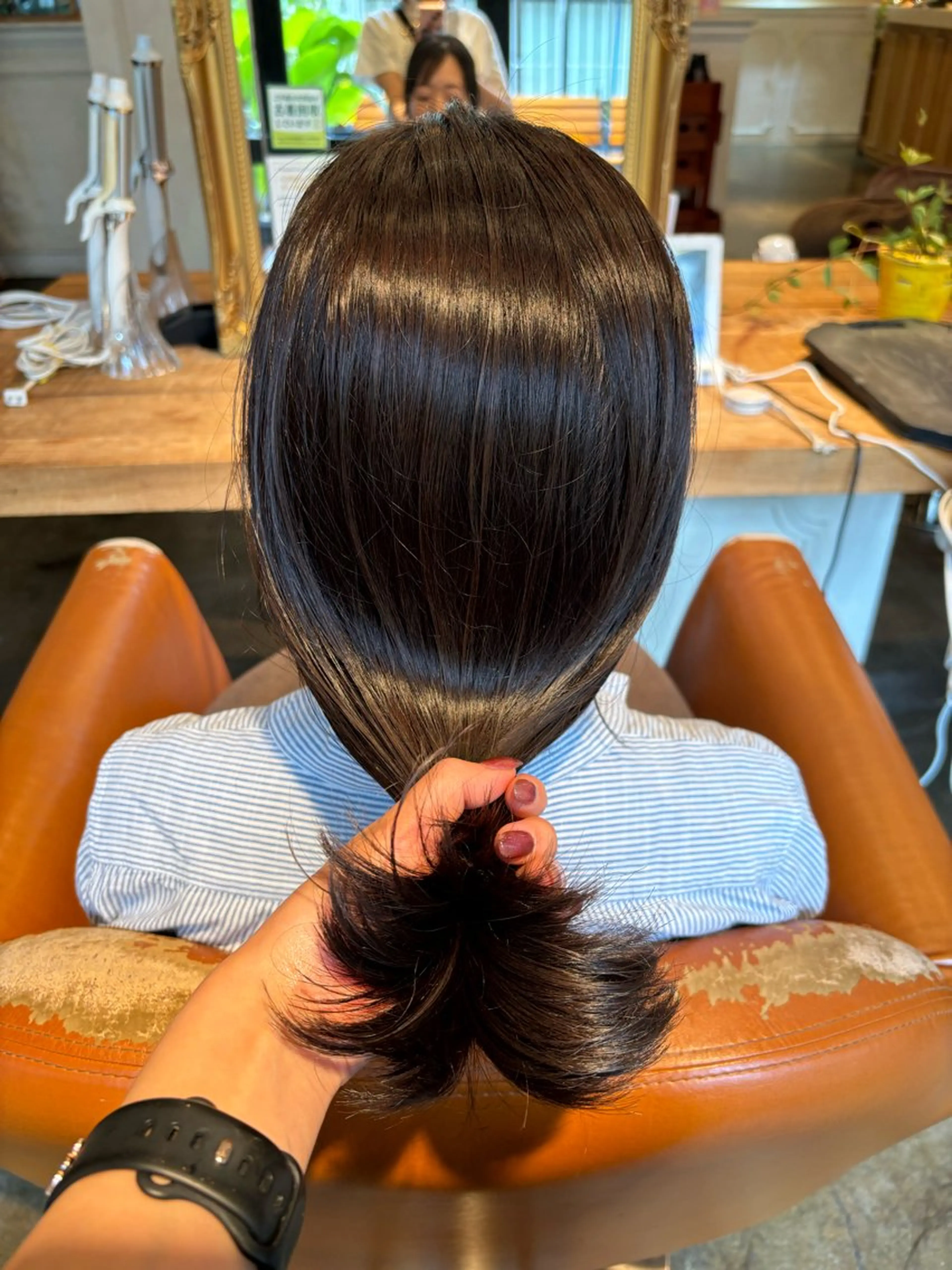 ロング カラー 髪質改善 トリートメント 髪質改善カラー ブラウン🤎YUMEのヘアスタイル