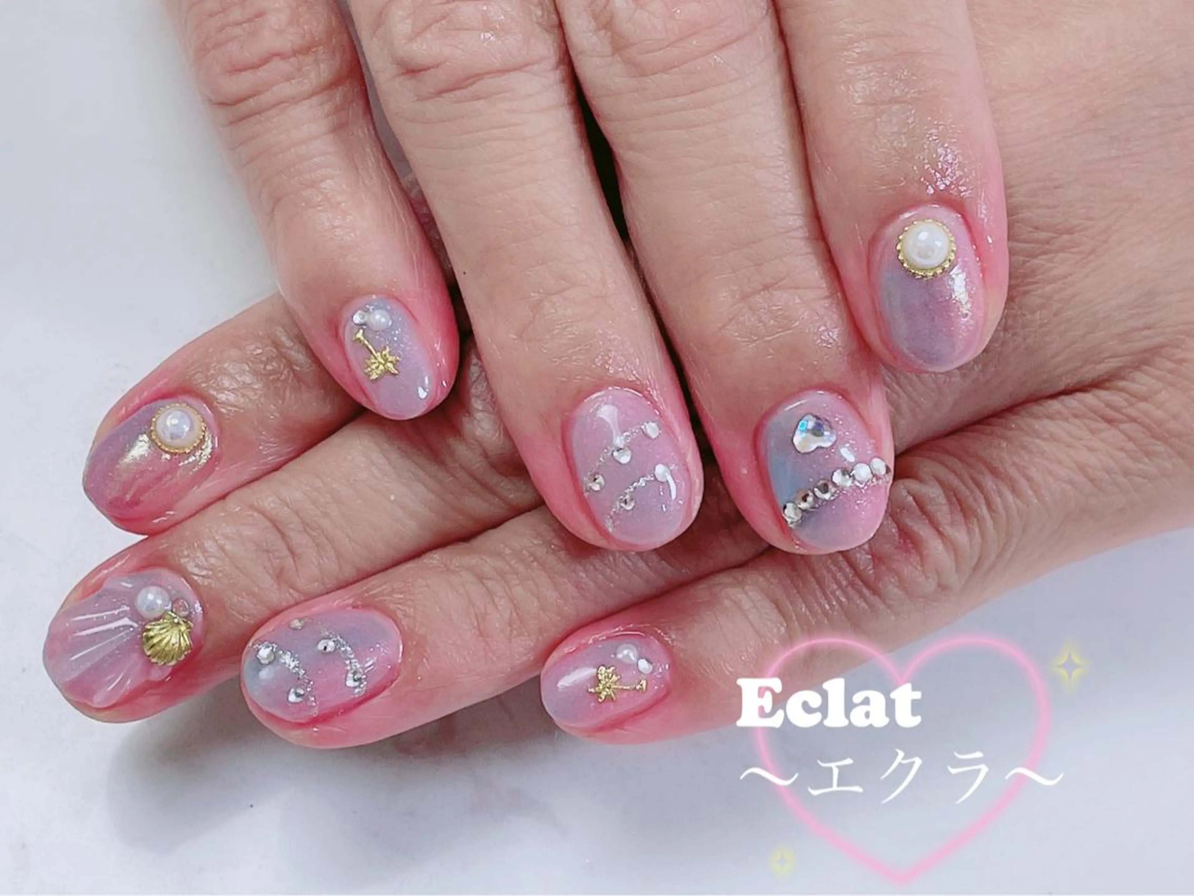 ネイル ハンドネイル ネイルサロン エクラ 🌹【スカルプ専門】のネイルデザイン